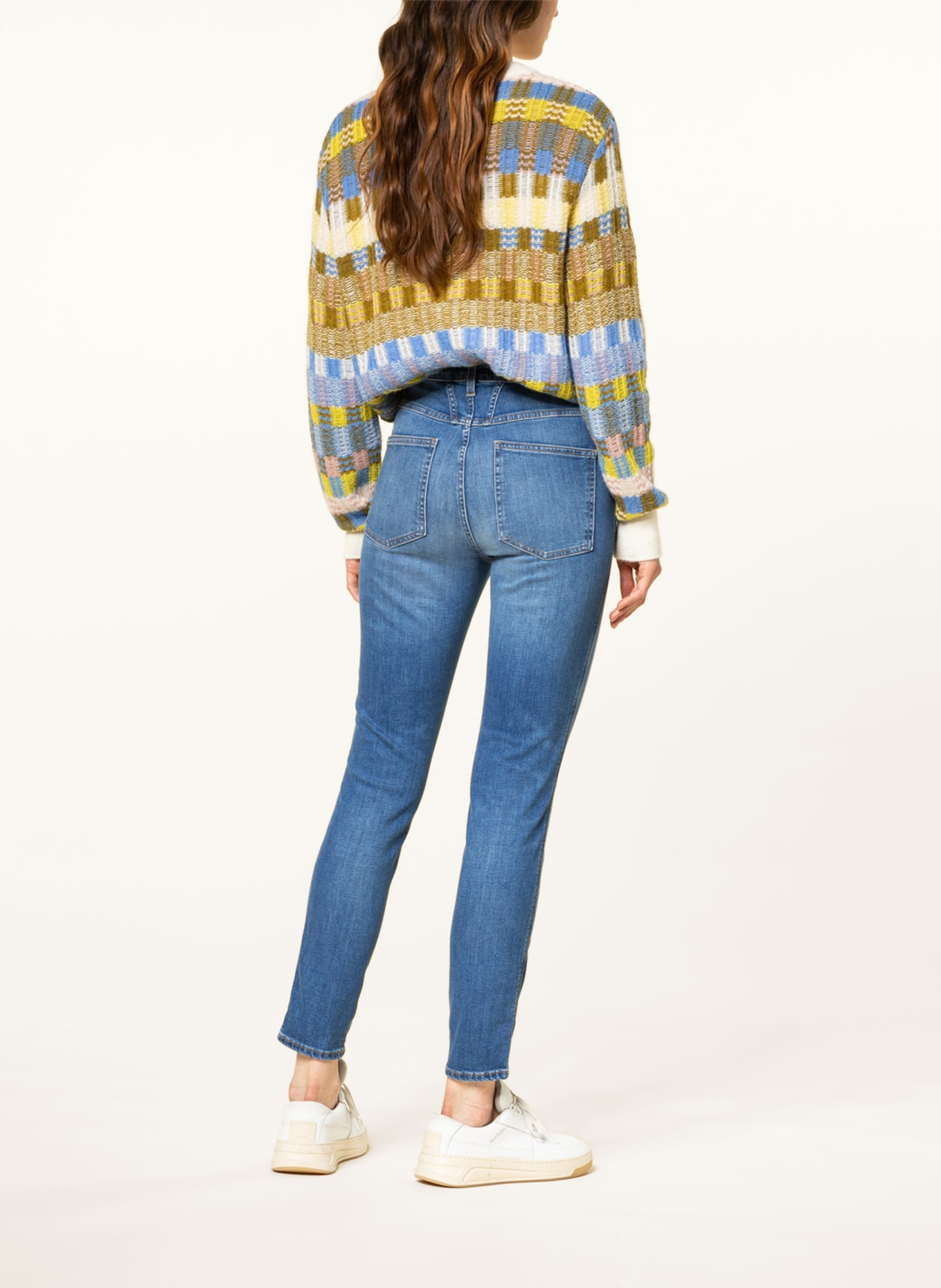CLOSED Skinny Jeans SKINNY PUSHER, Farbe: MBL MID BLUE (Bild 3)