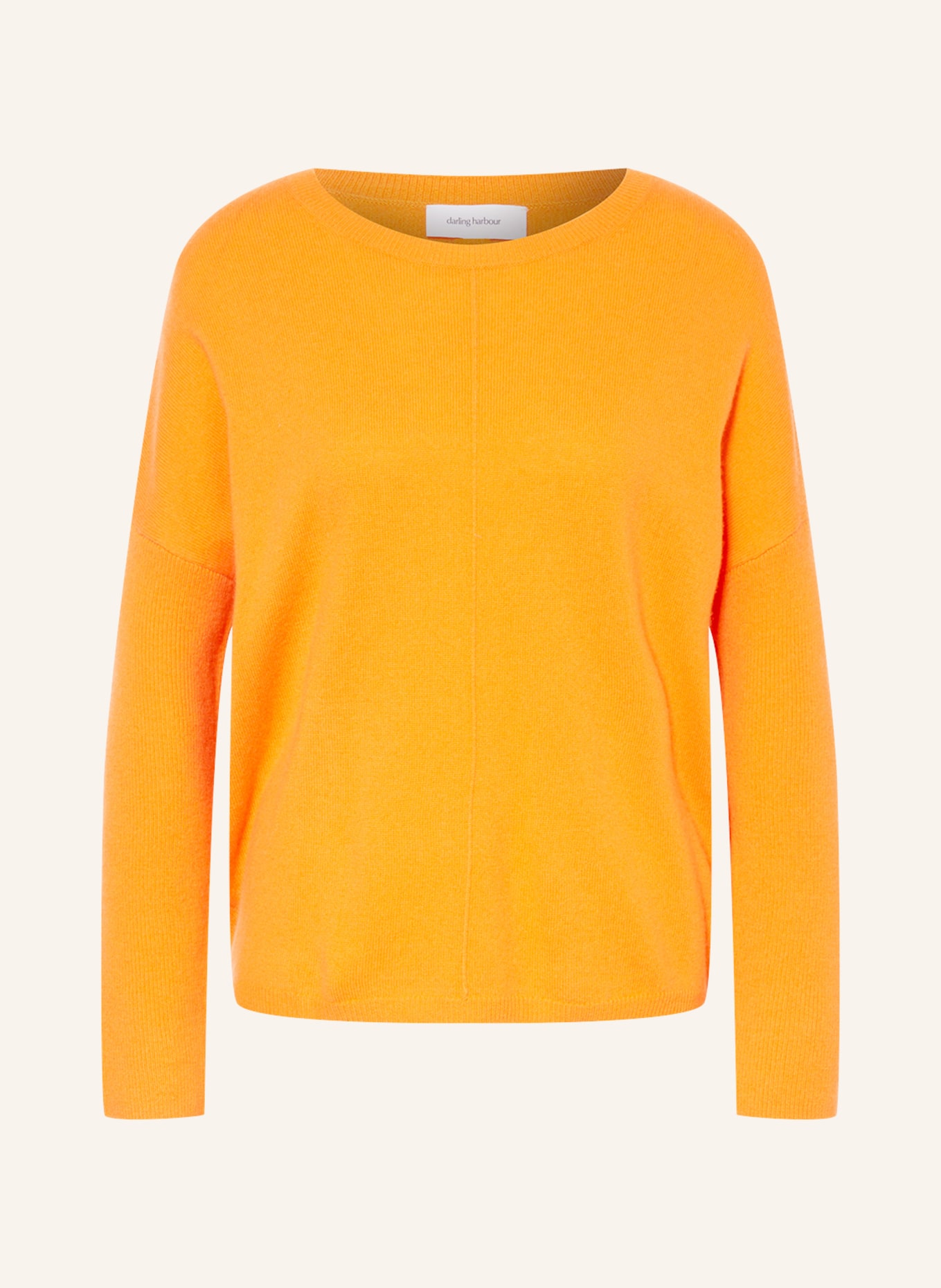 darling harbour Cashmere sweater, Color: NEON ORANGE (Image 1)