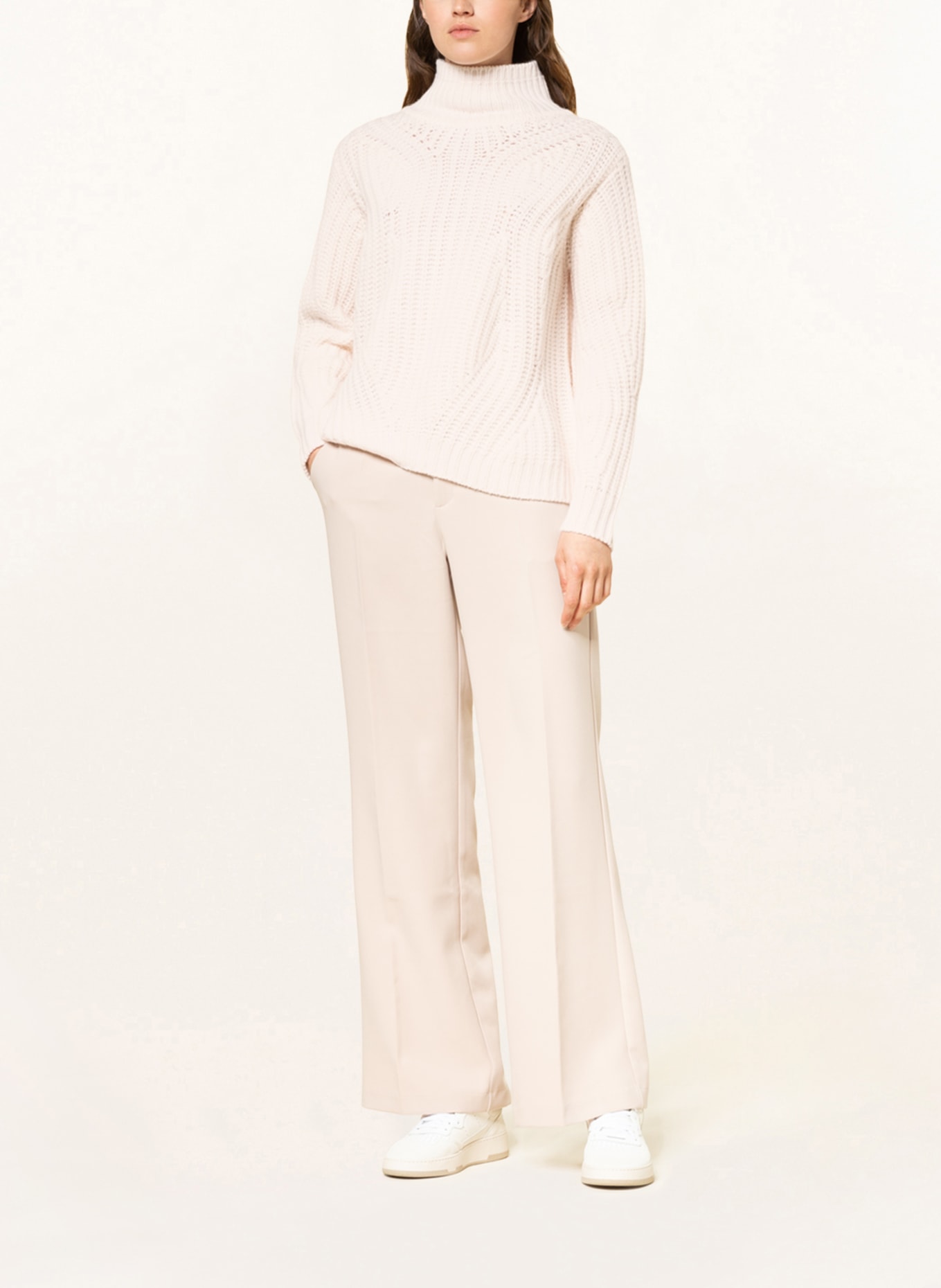 darling harbour Sweater with cashmere , Color: ECRU (Image 2)