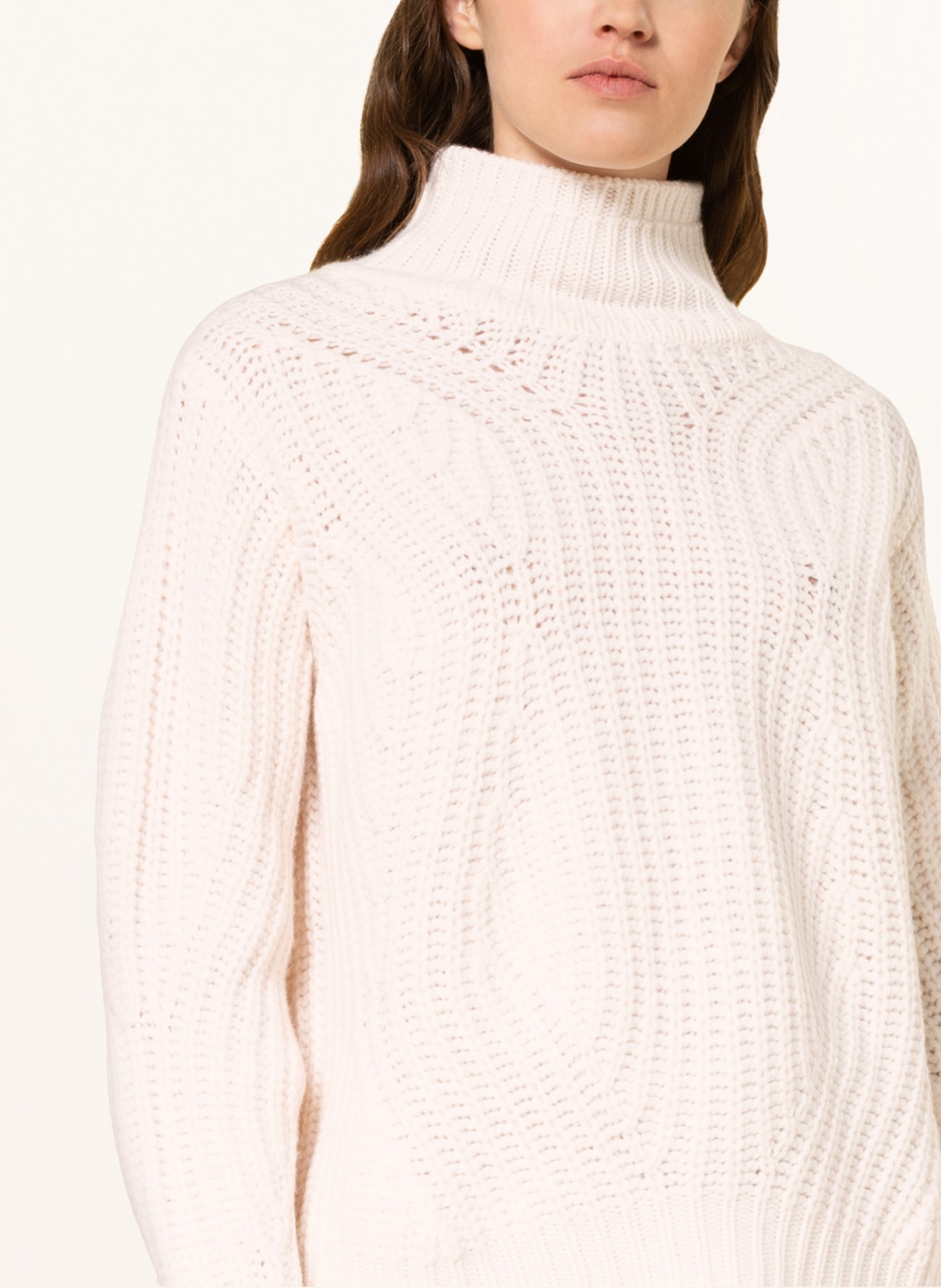 darling harbour Sweater with cashmere , Color: ECRU (Image 4)