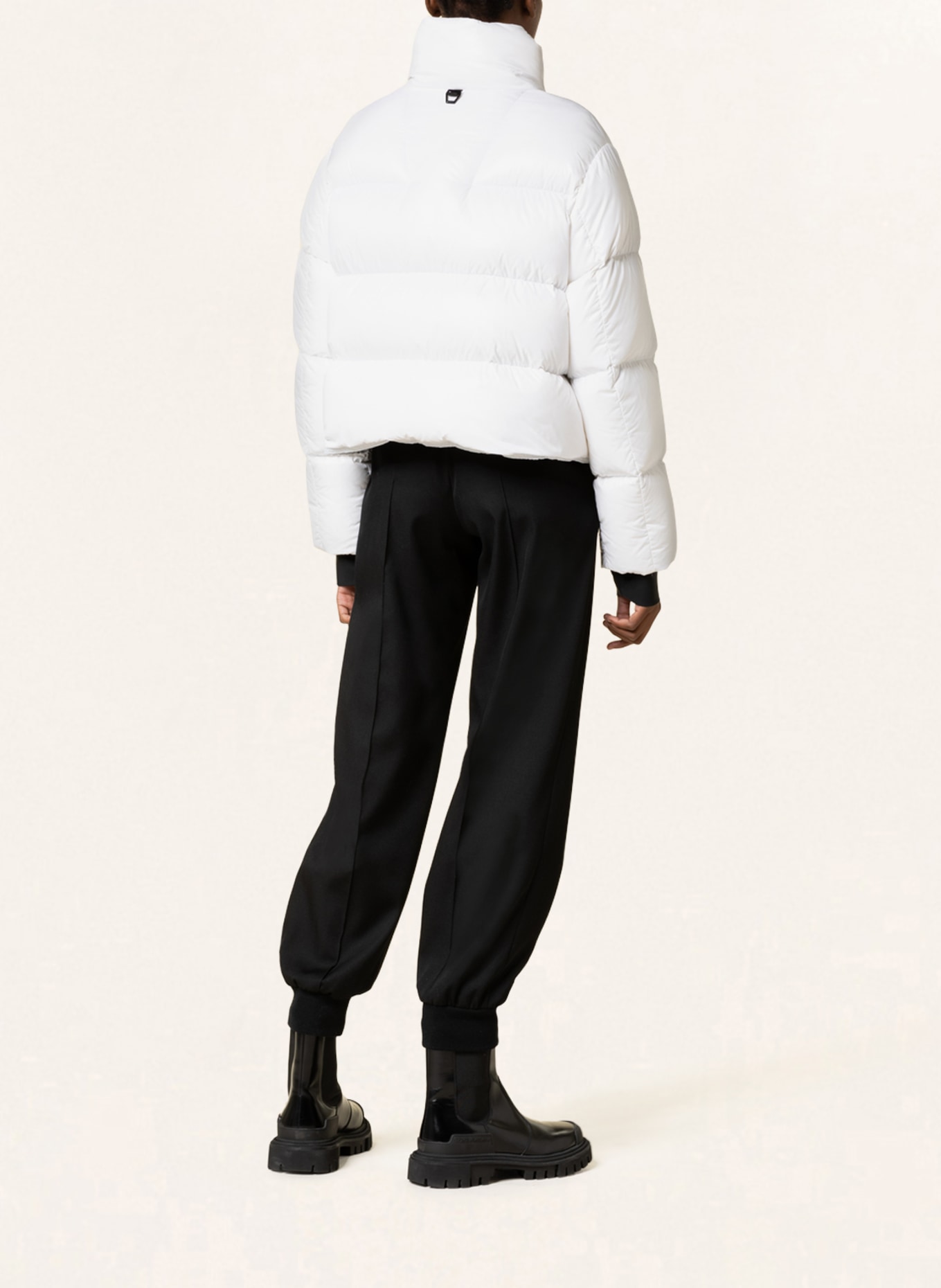MONCLER Down jacket CLARET , Color: WHITE (Image 3)