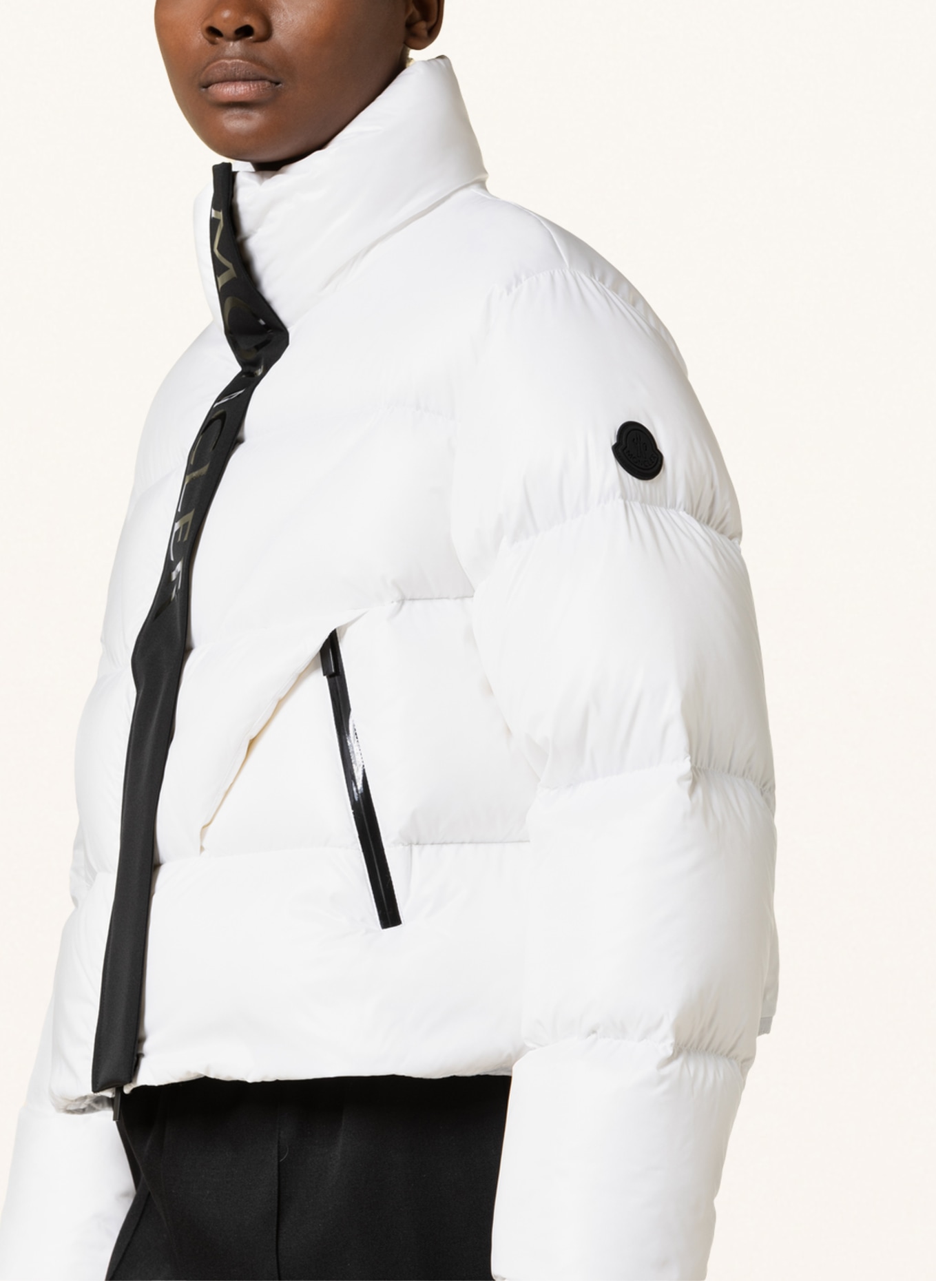 MONCLER Down jacket CLARET , Color: WHITE (Image 4)