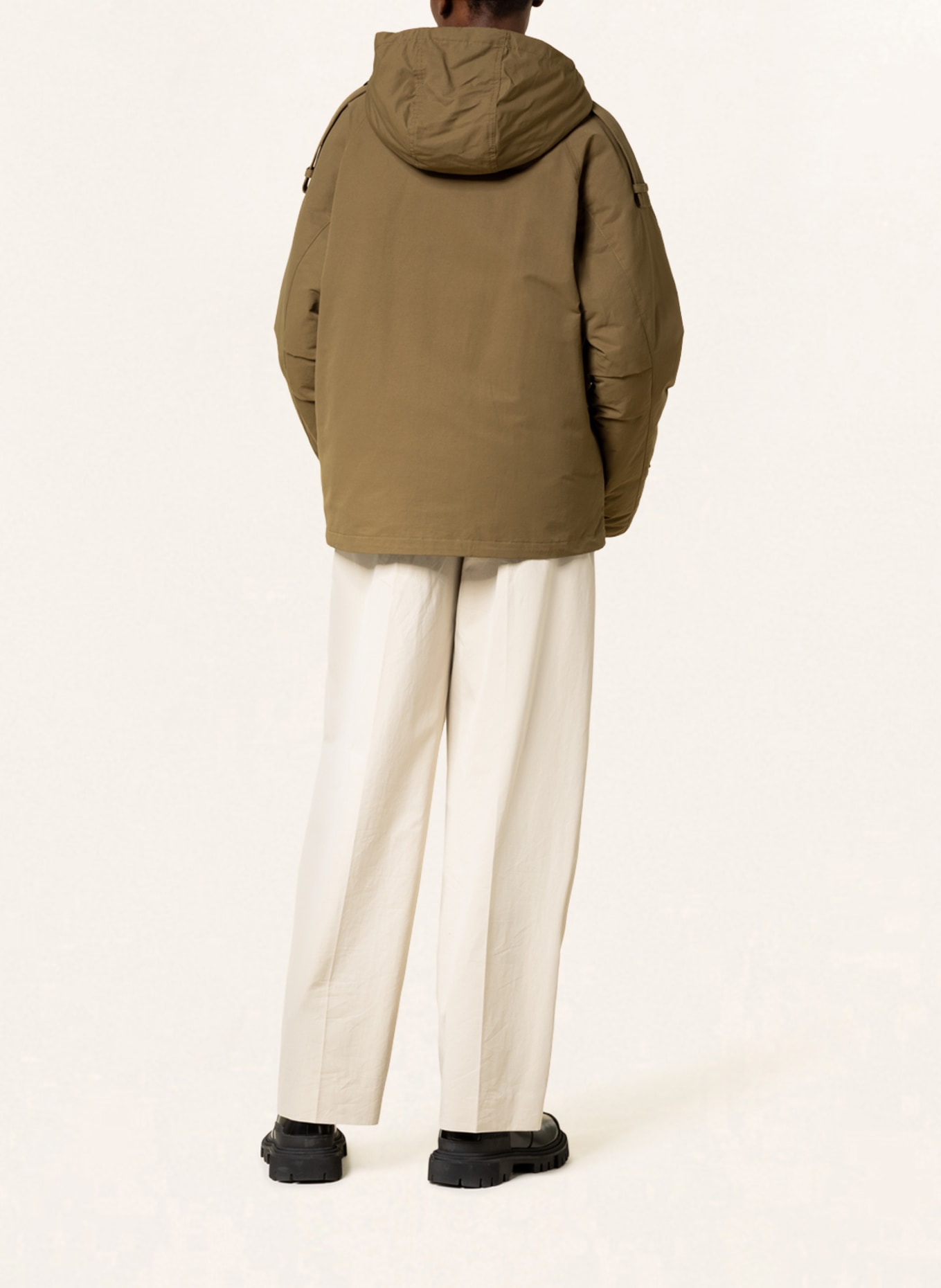 MONCLER Down jacket BADETE , Color: KHAKI (Image 3)