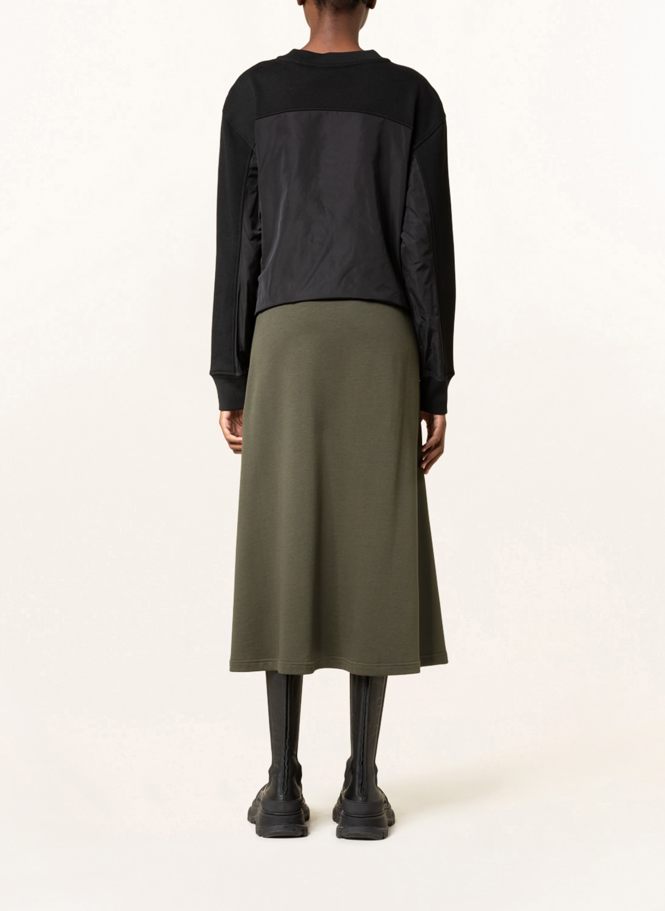 MONCLER Sweat skirt , Color: DARK GREEN (Image 3)