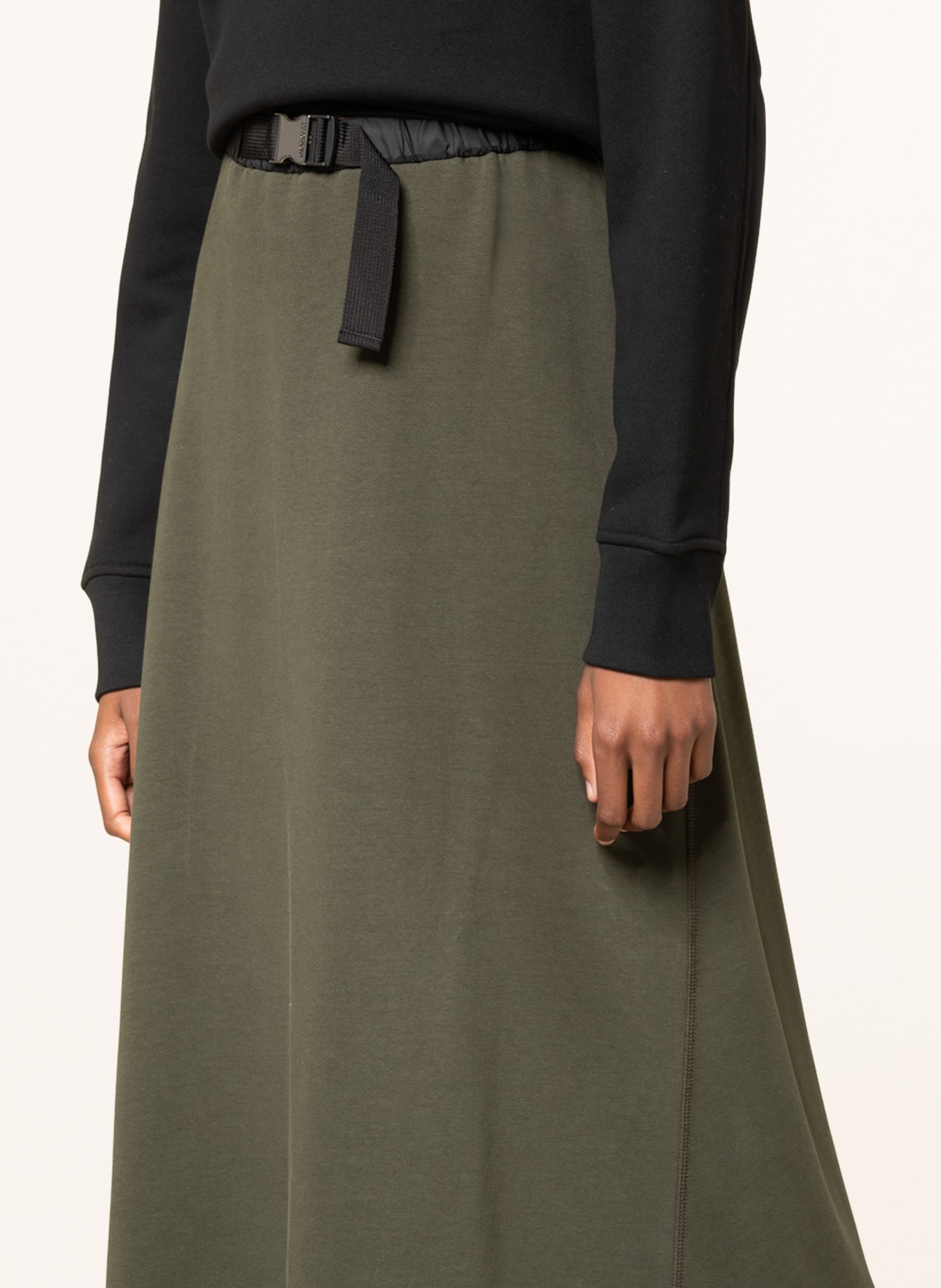 MONCLER Sweat skirt , Color: DARK GREEN (Image 4)