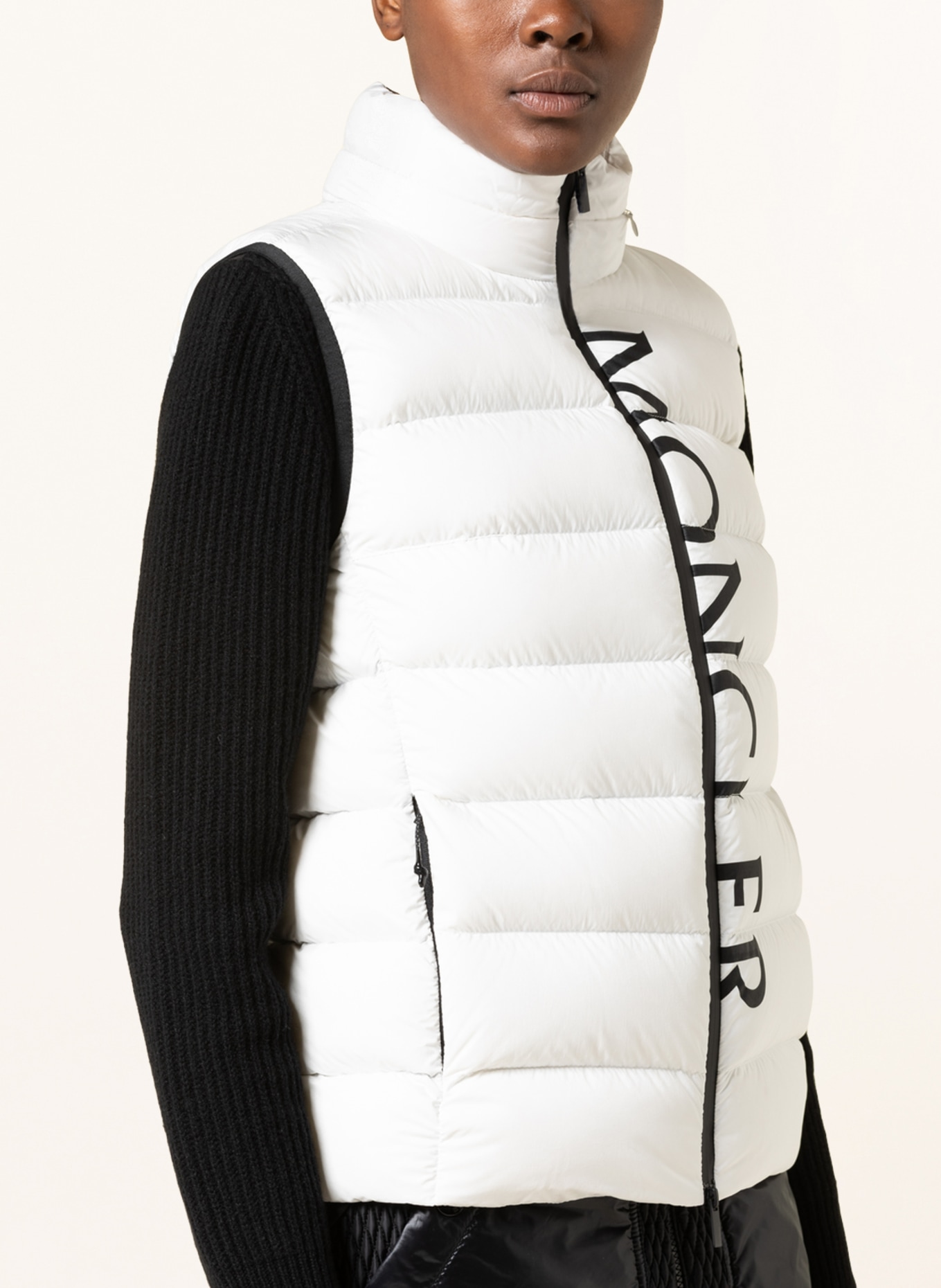 MONCLER Down vest CENIS , Color: WHITE (Image 4)