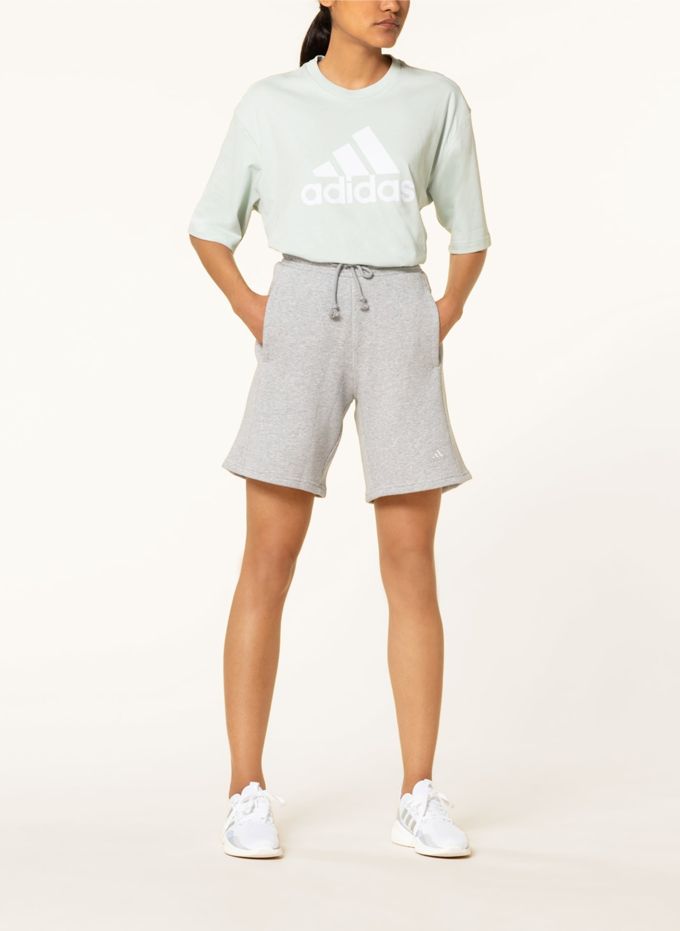 adidas Sweat shorts ALL SZN, Color: GRAY (Image 2)