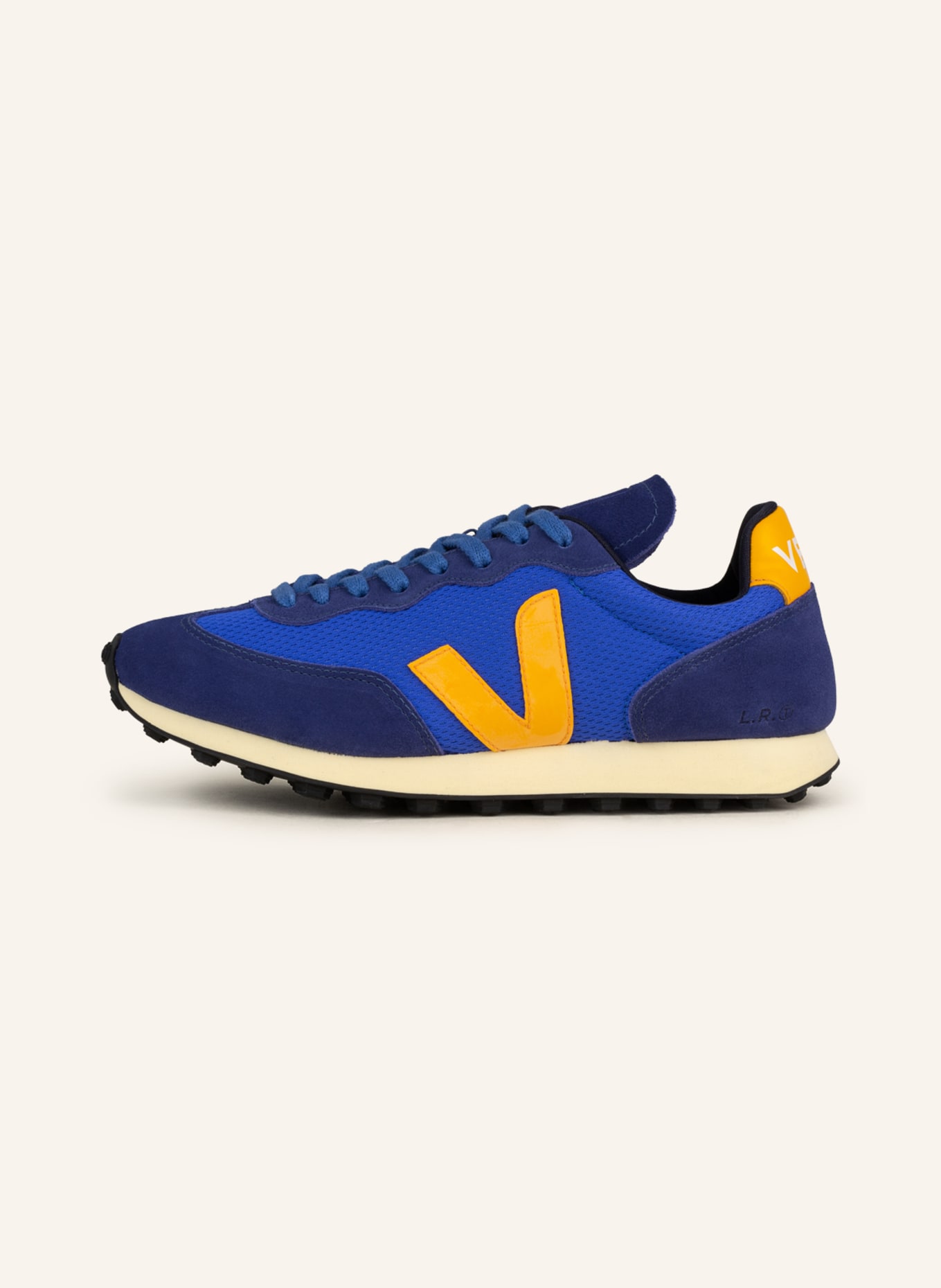 Veja orange sales and blue