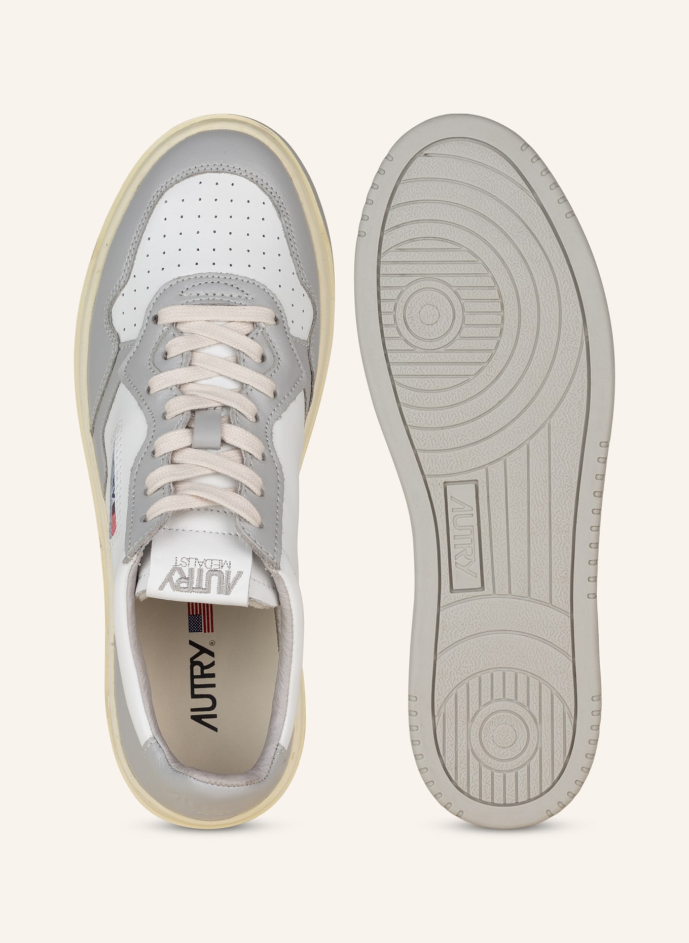 AUTRY Sneakers MEDALIST, Color: WHITE/ LIGHT GRAY (Image 5)