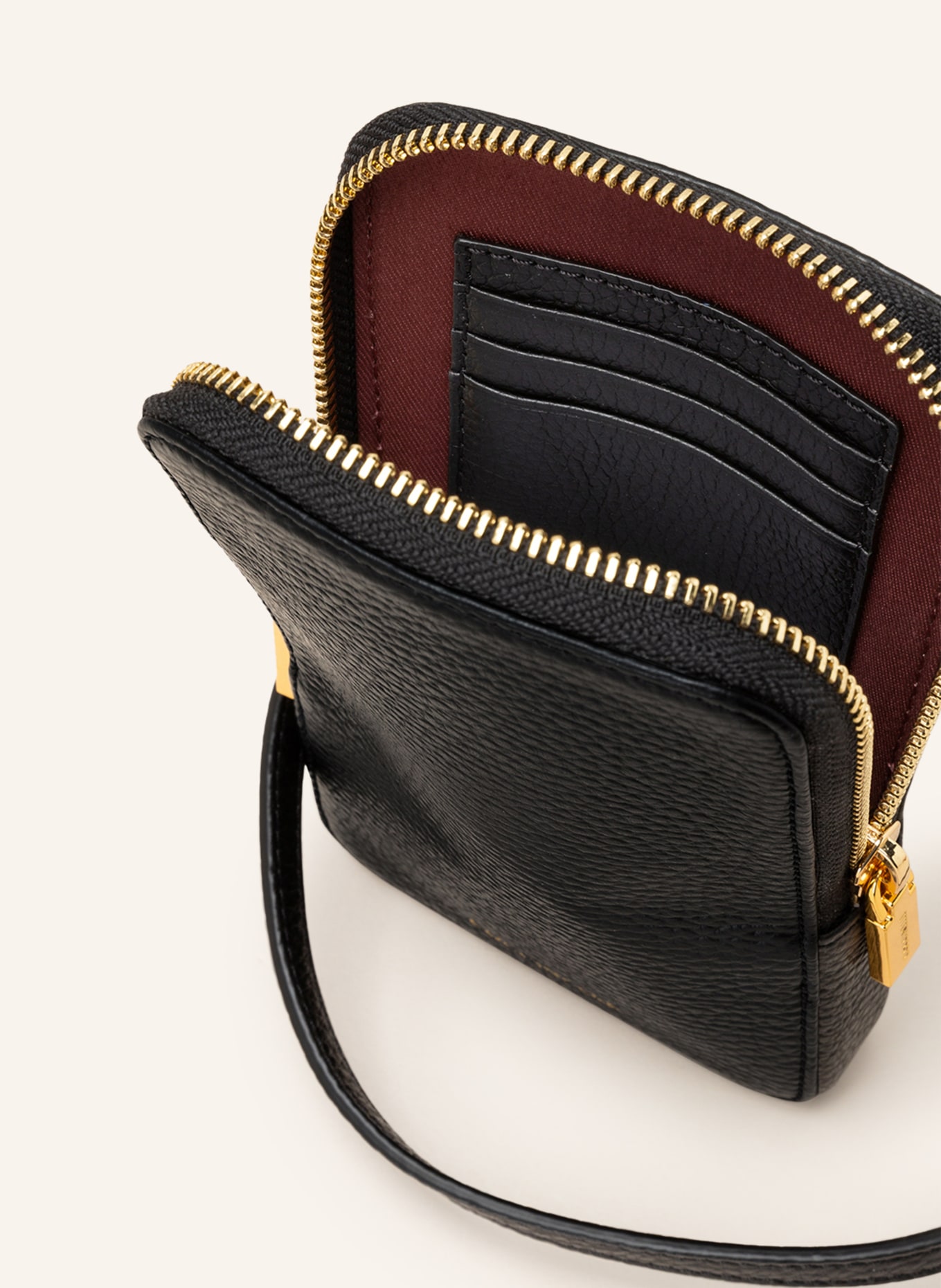 COCCINELLE Smartphone bag, Color: BLACK (Image 3)