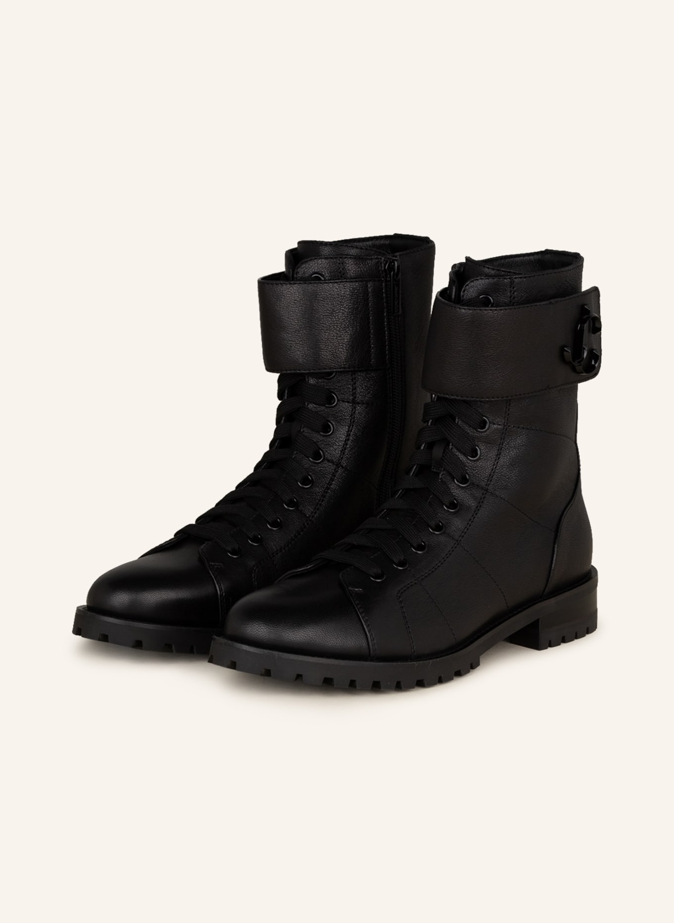 JIMMY CHOO Lace-up boots CEIRUS, Color: BLACK (Image 1)