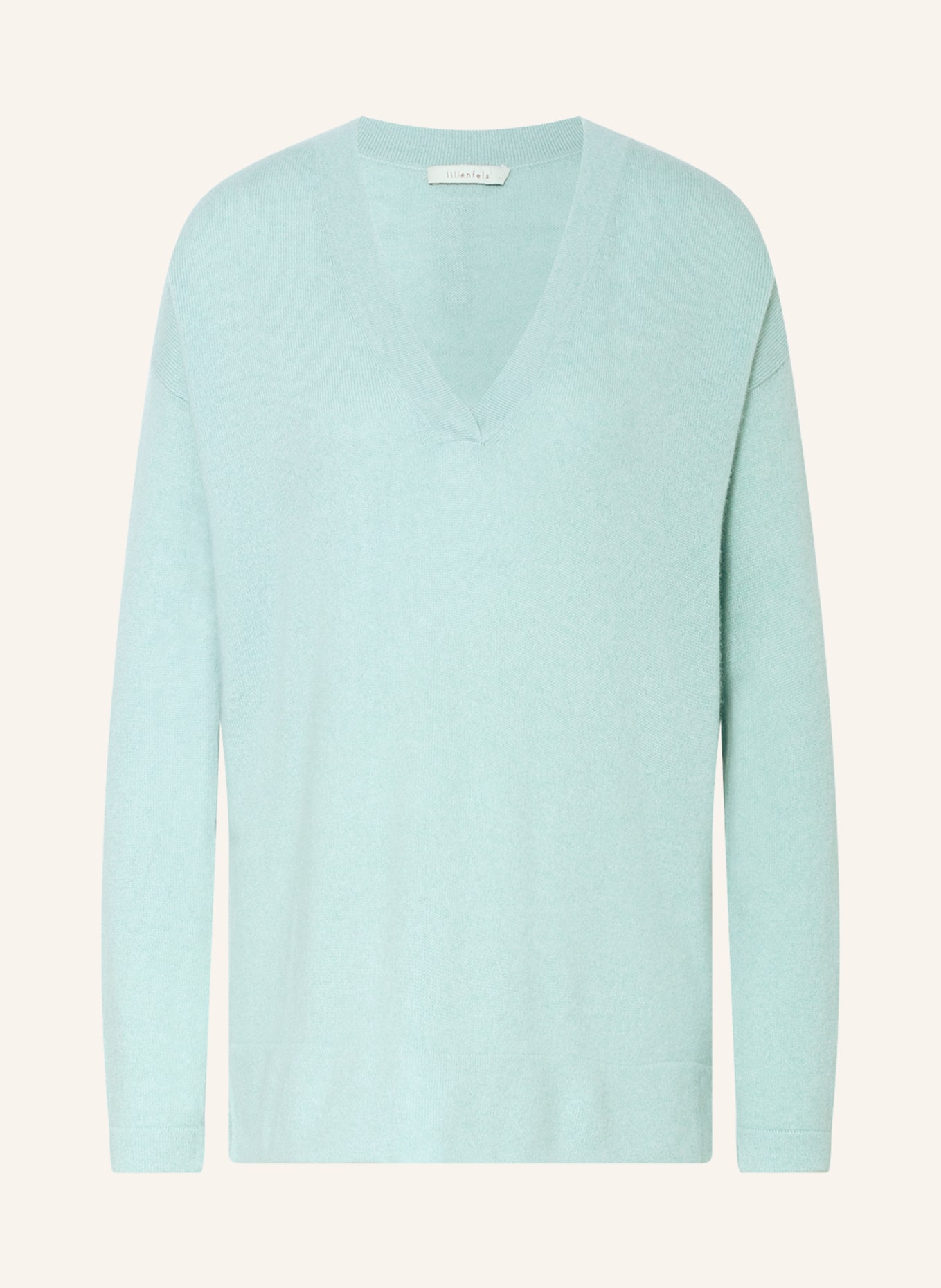 lilienfels Cashmere sweater, Color: LIGHT GREEN (Image 1)