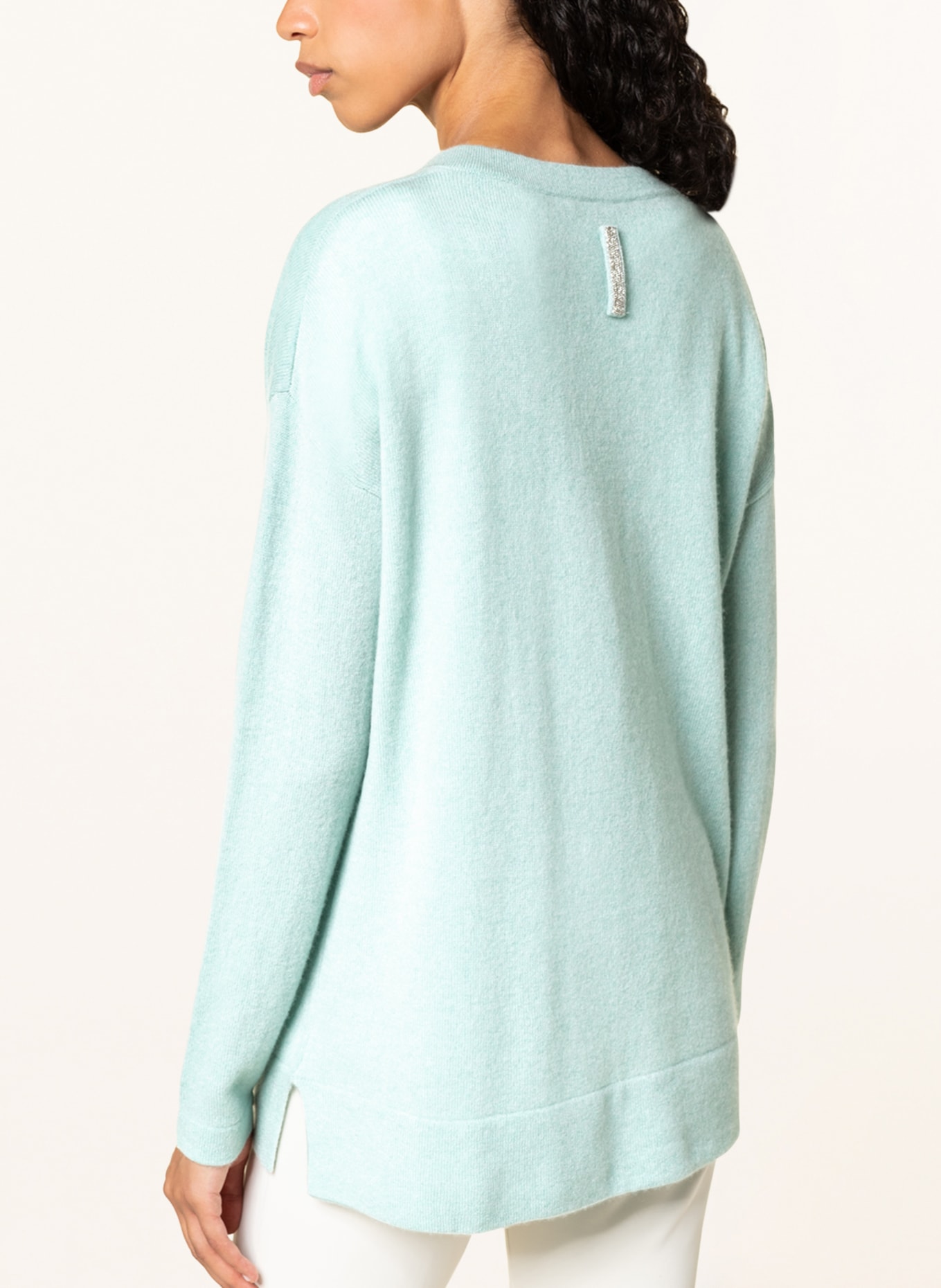lilienfels Cashmere sweater, Color: LIGHT GREEN (Image 4)