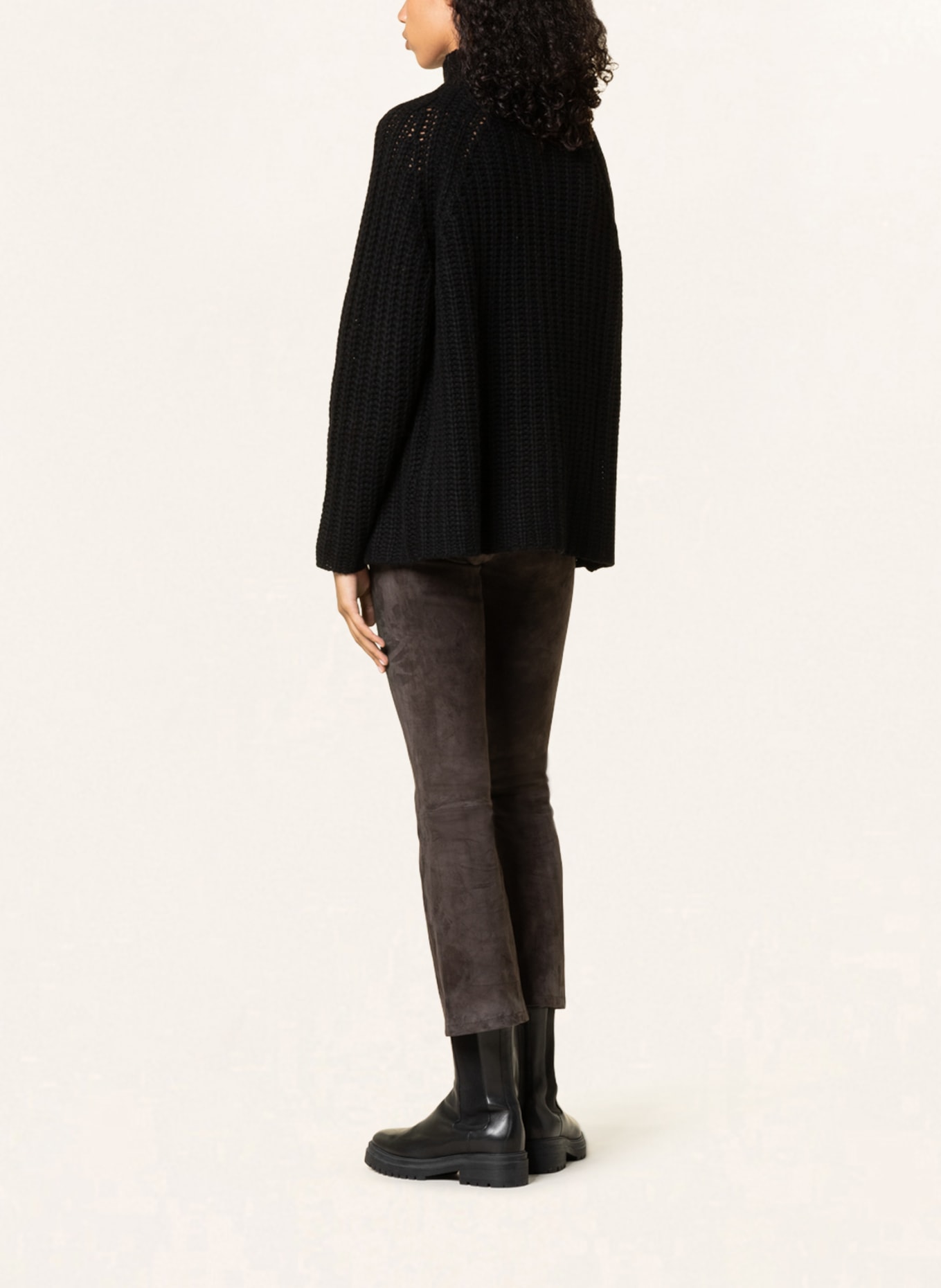 lilienfels Sweater with cashmere, Color: BLACK (Image 3)