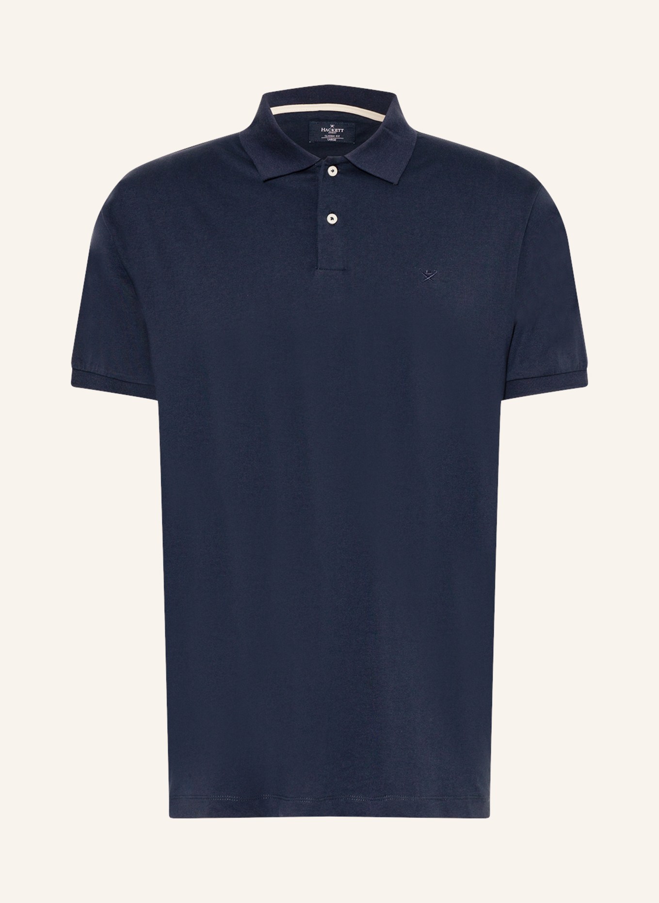 HACKETT LONDON Jersey polo short classic fit, Color: DARK BLUE (Image 1)