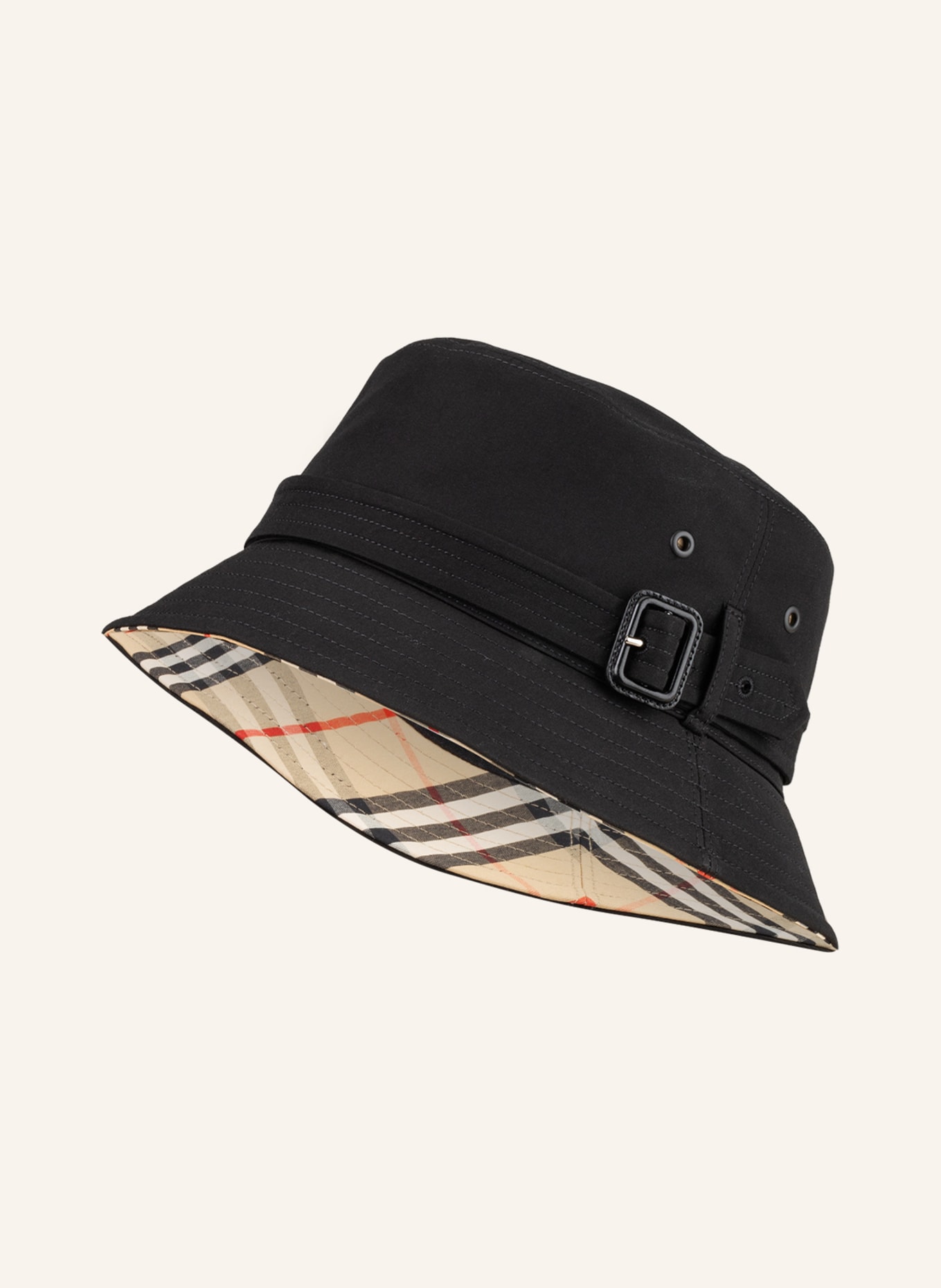 BURBERRY Bucket hat, Color: BLACK (Image 1)