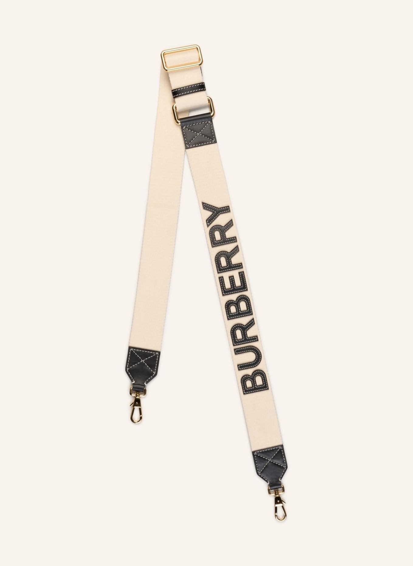 BURBERRY Shoulder straps, Color: ECRU/ BLACK (Image 2)