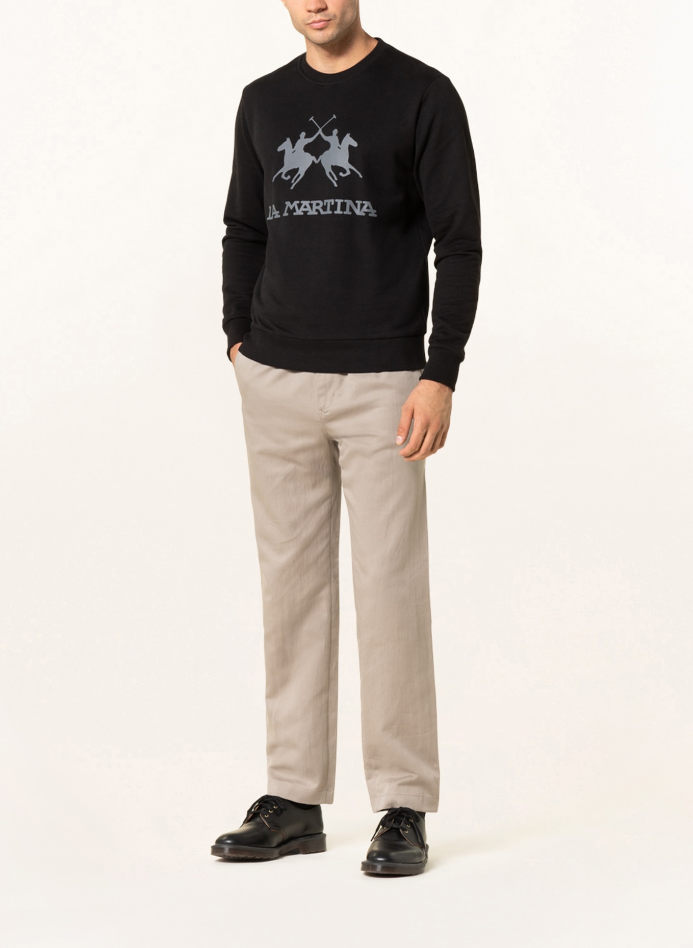 LA MARTINA Sweatshirt , Color: BLACK (Image 2)