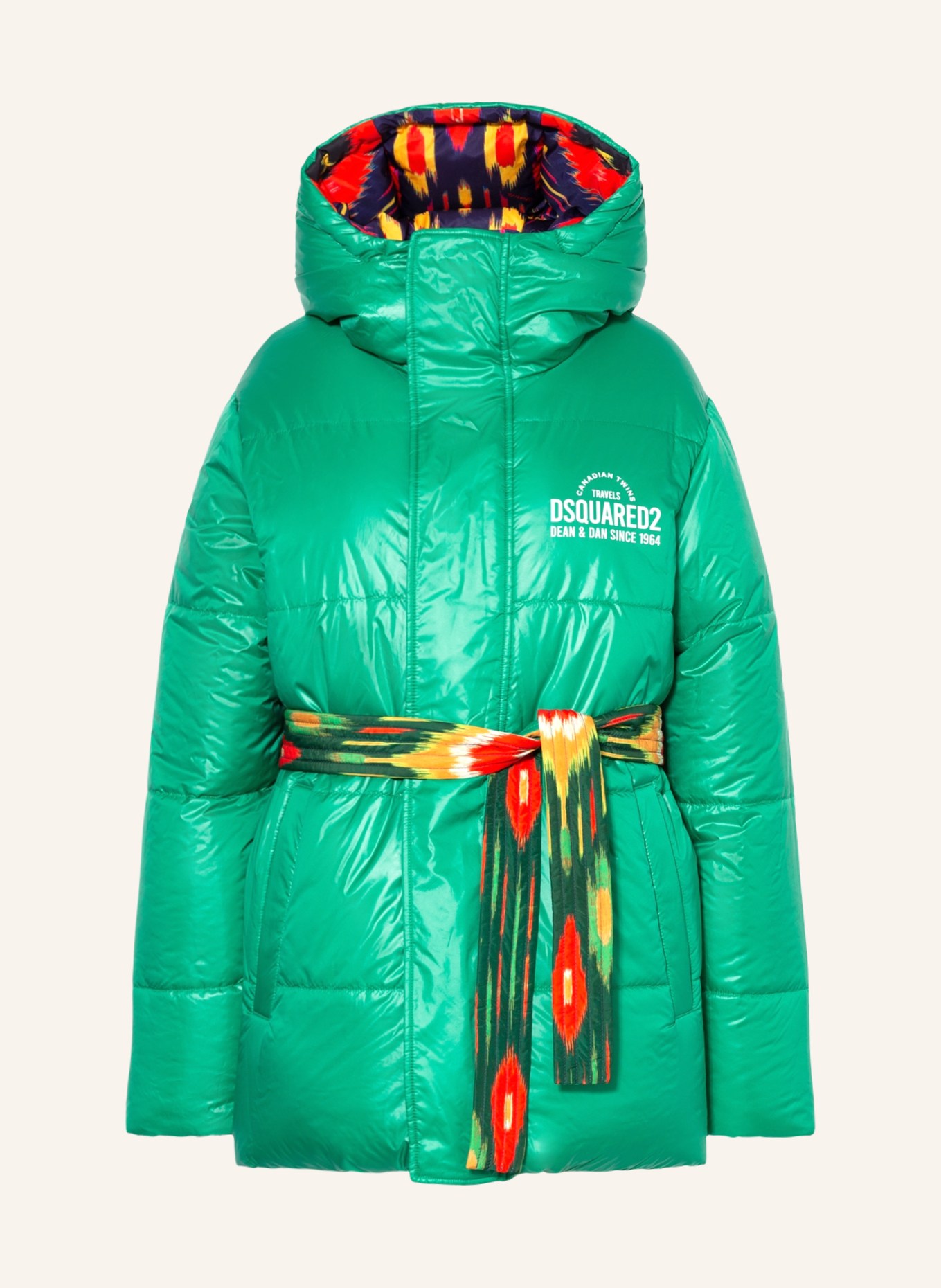 DSQUARED2 Reversible down jacket , Color: GREEN/ PURPLE (Image 1)