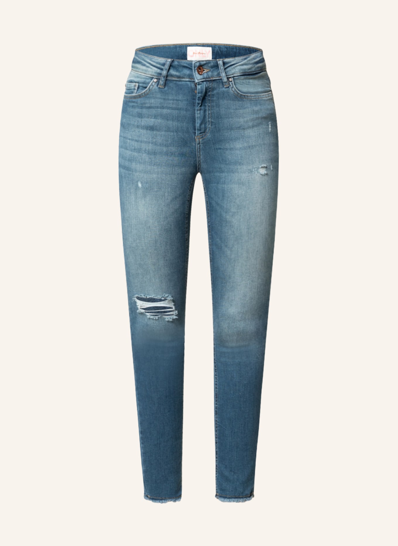 ONLY Skinny jeans, Color: Dark Medium Blue Denim (Image 1)