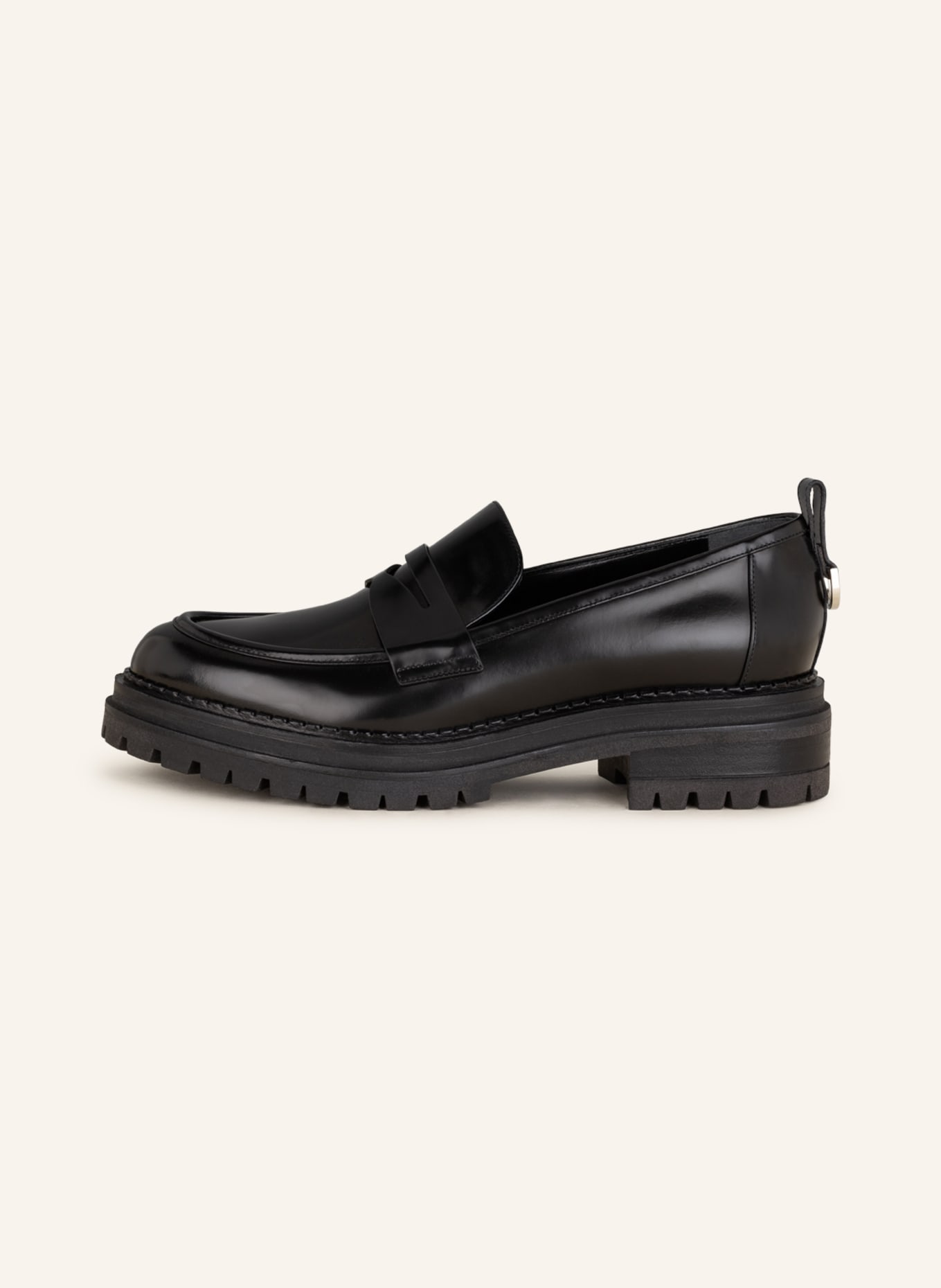 sergio rossi Penny loafers, Color: BLACK (Image 4)