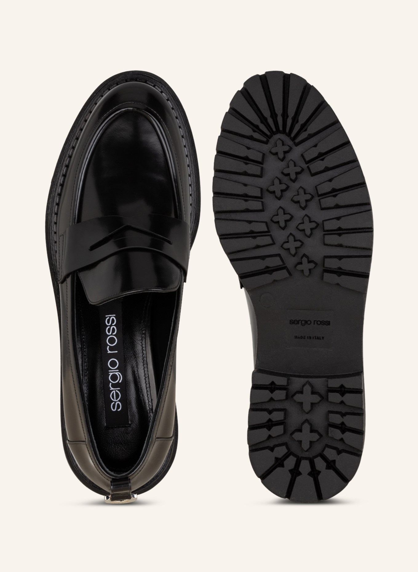 sergio rossi Penny loafers, Color: BLACK (Image 5)