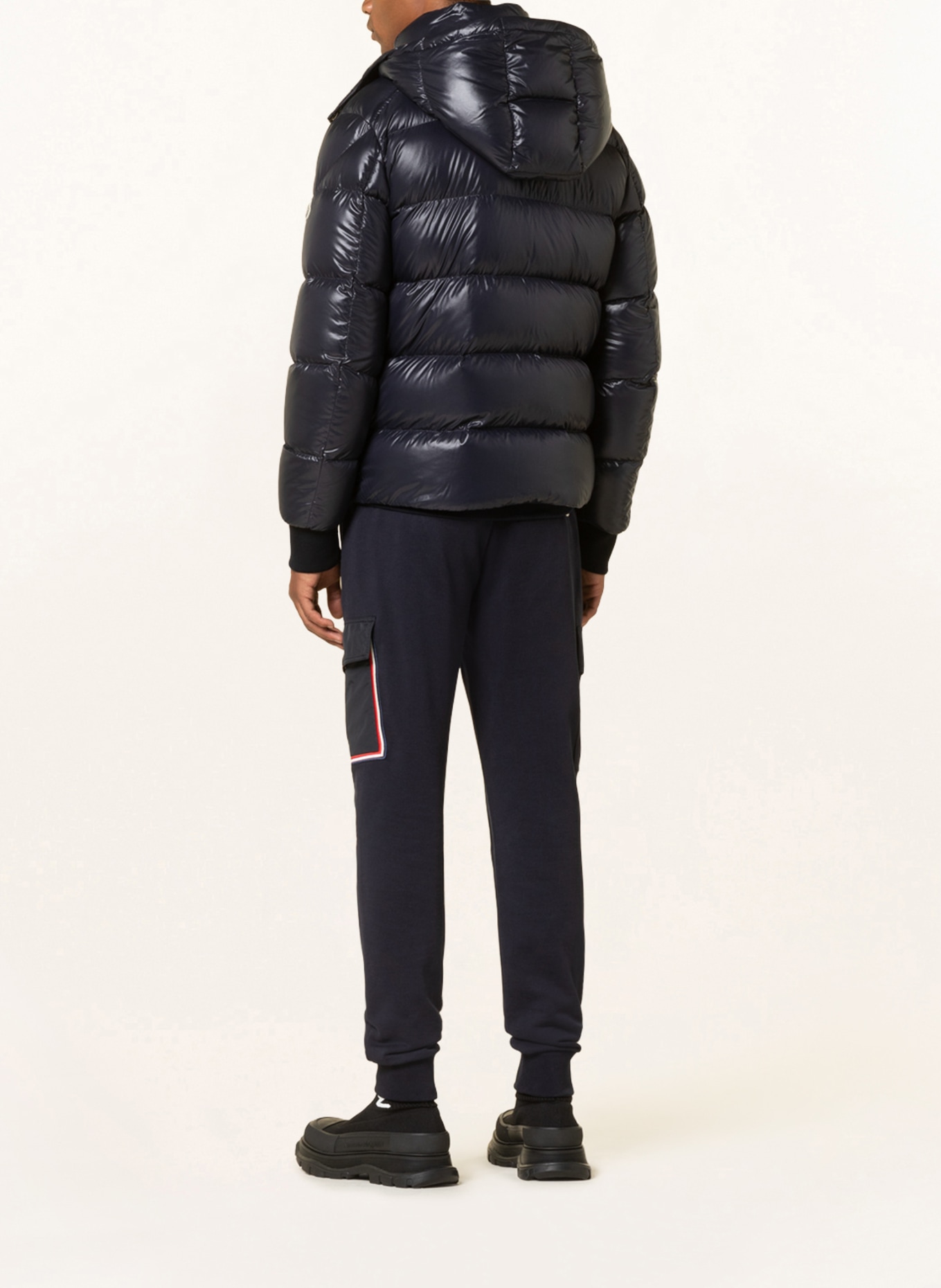 MONCLER Down jacket LUNETIERE with removable hood, Color: DARK BLUE (Image 3)