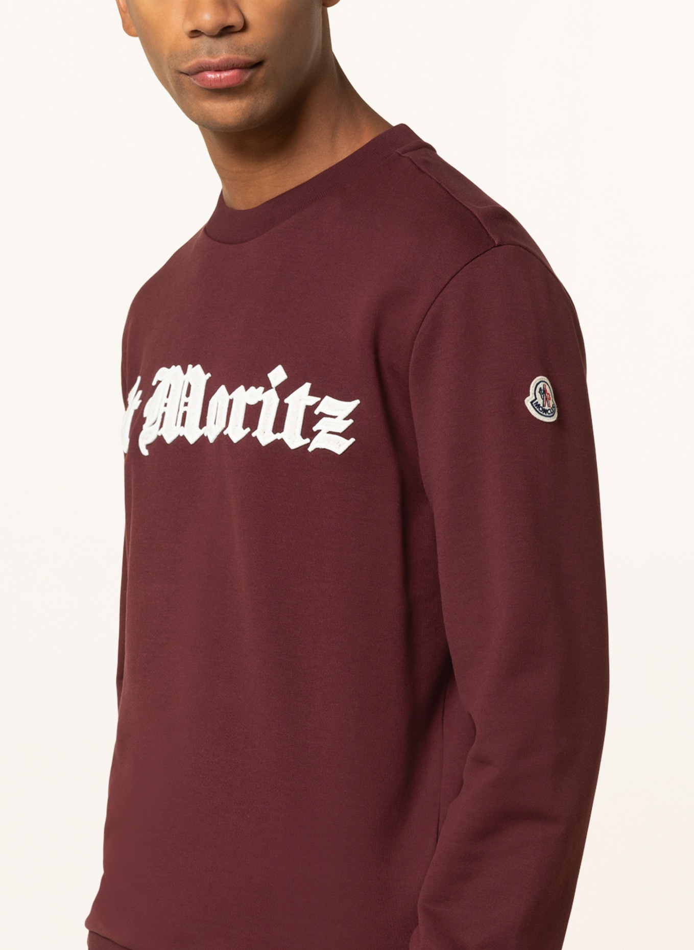 MONCLER Sweatshirt, Farbe: DUNKELROT (Bild 4)