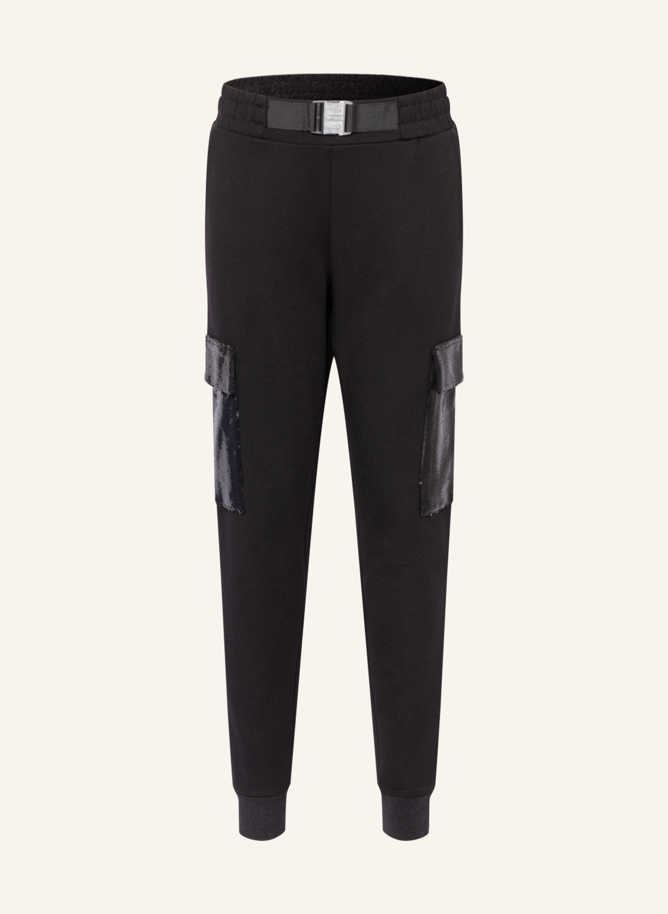 DKNY Sweatpants mit Pailletten , Farbe: SCHWARZ (Bild 1)