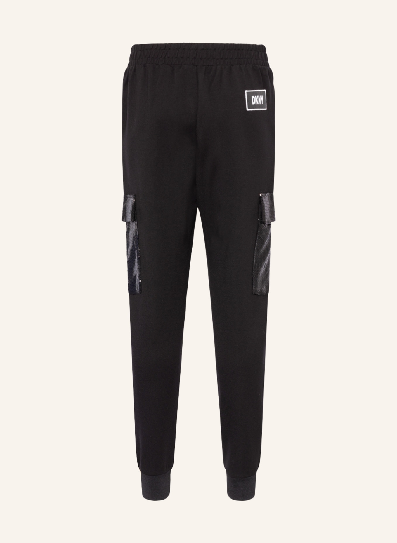 DKNY Sweatpants mit Pailletten , Farbe: SCHWARZ (Bild 2)