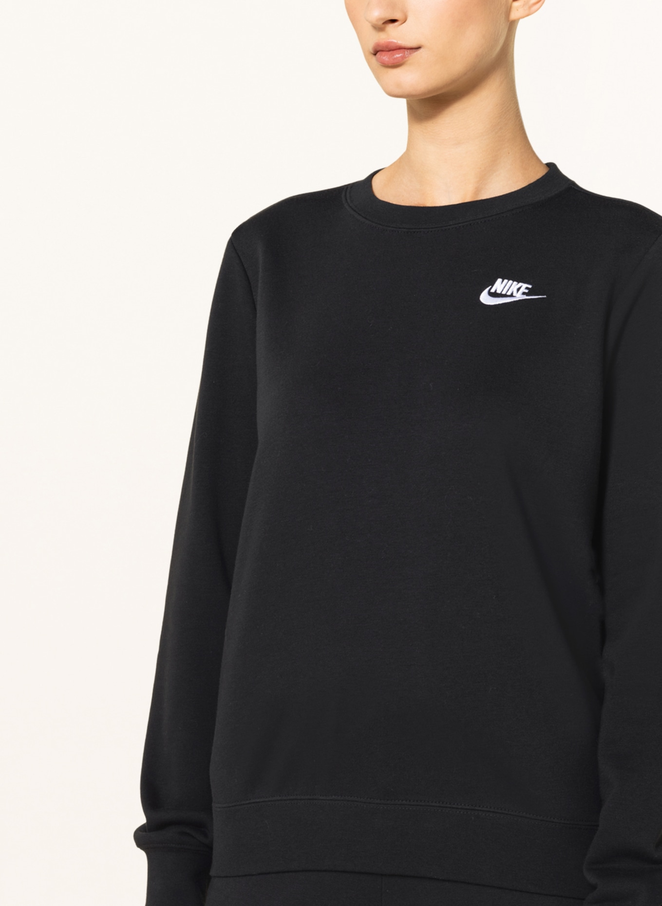 Nike Sweatshirt CLUB, Color: BLACK (Image 4)