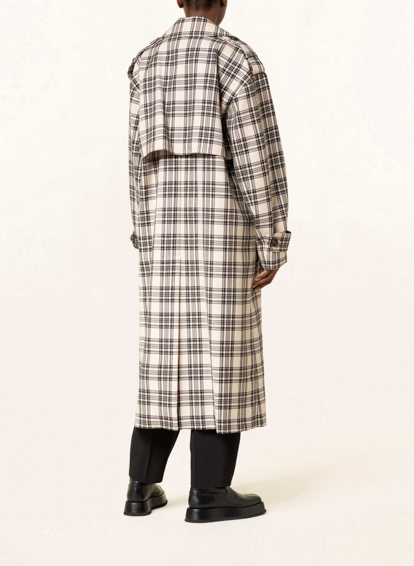 SPORTMAX Trench coat PALANCA , Color: BEIGE/ BLACK (Image 3)