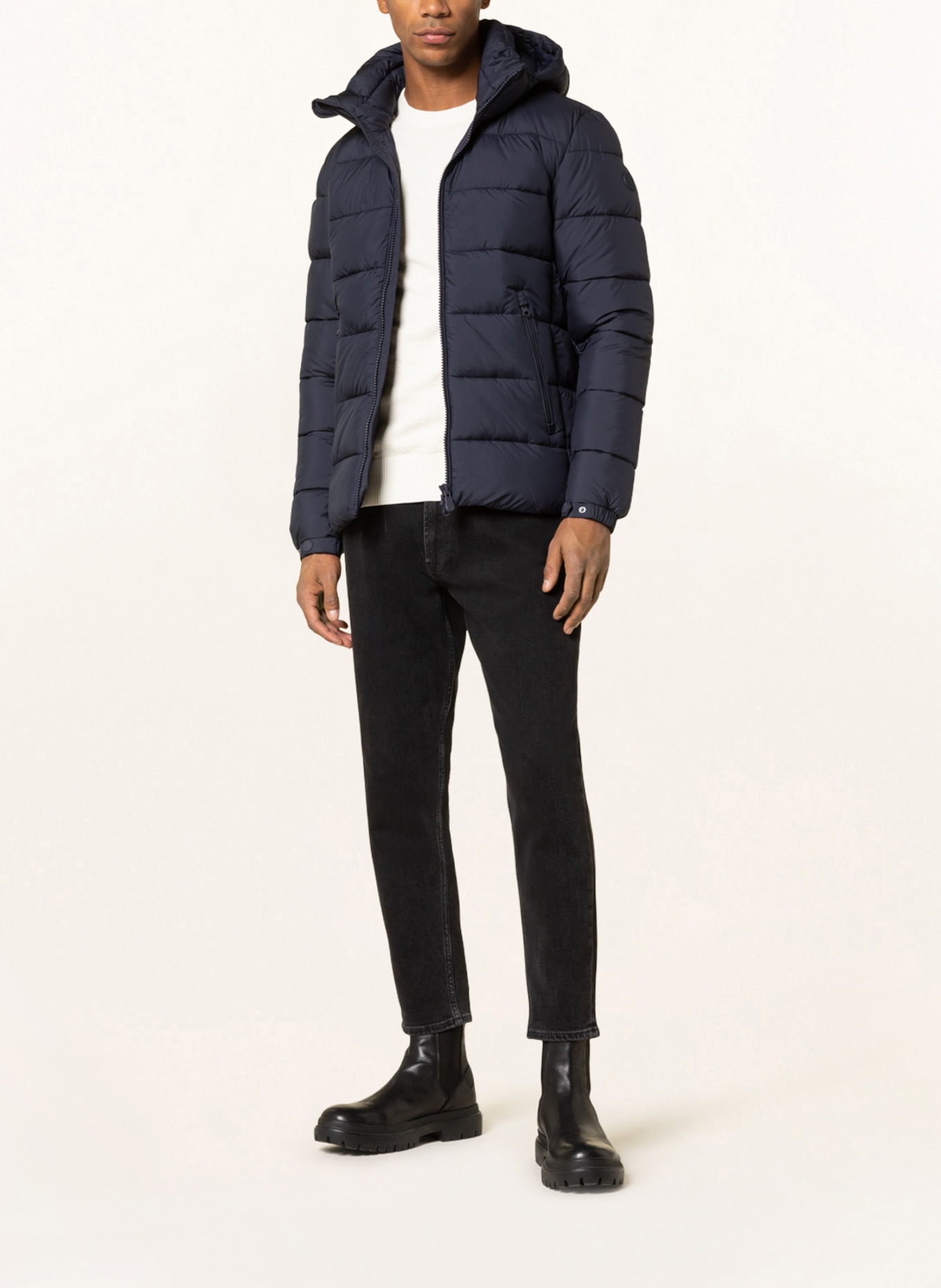 SAVE THE DUCK Quilted jacket BORIS in black