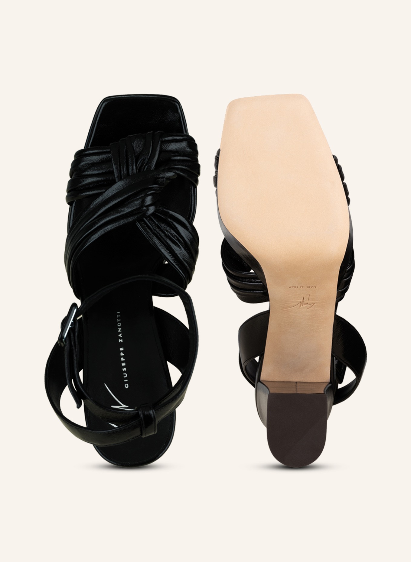 GIUSEPPE ZANOTTI DESIGN Platform sandals NEW YORK, Color: BLACK (Image 5)