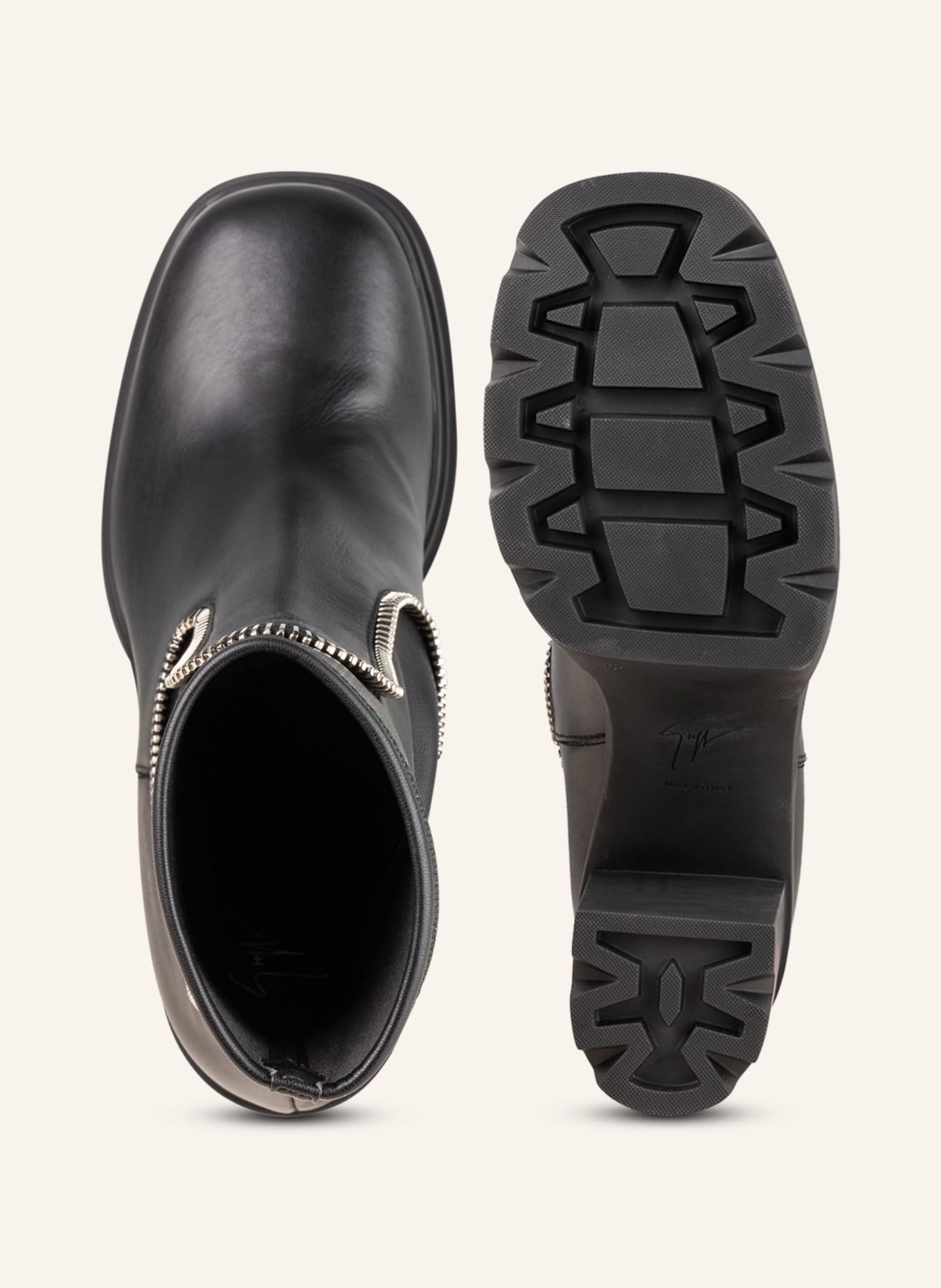 Giuseppe Zanotti Cubalibre leather boots - White