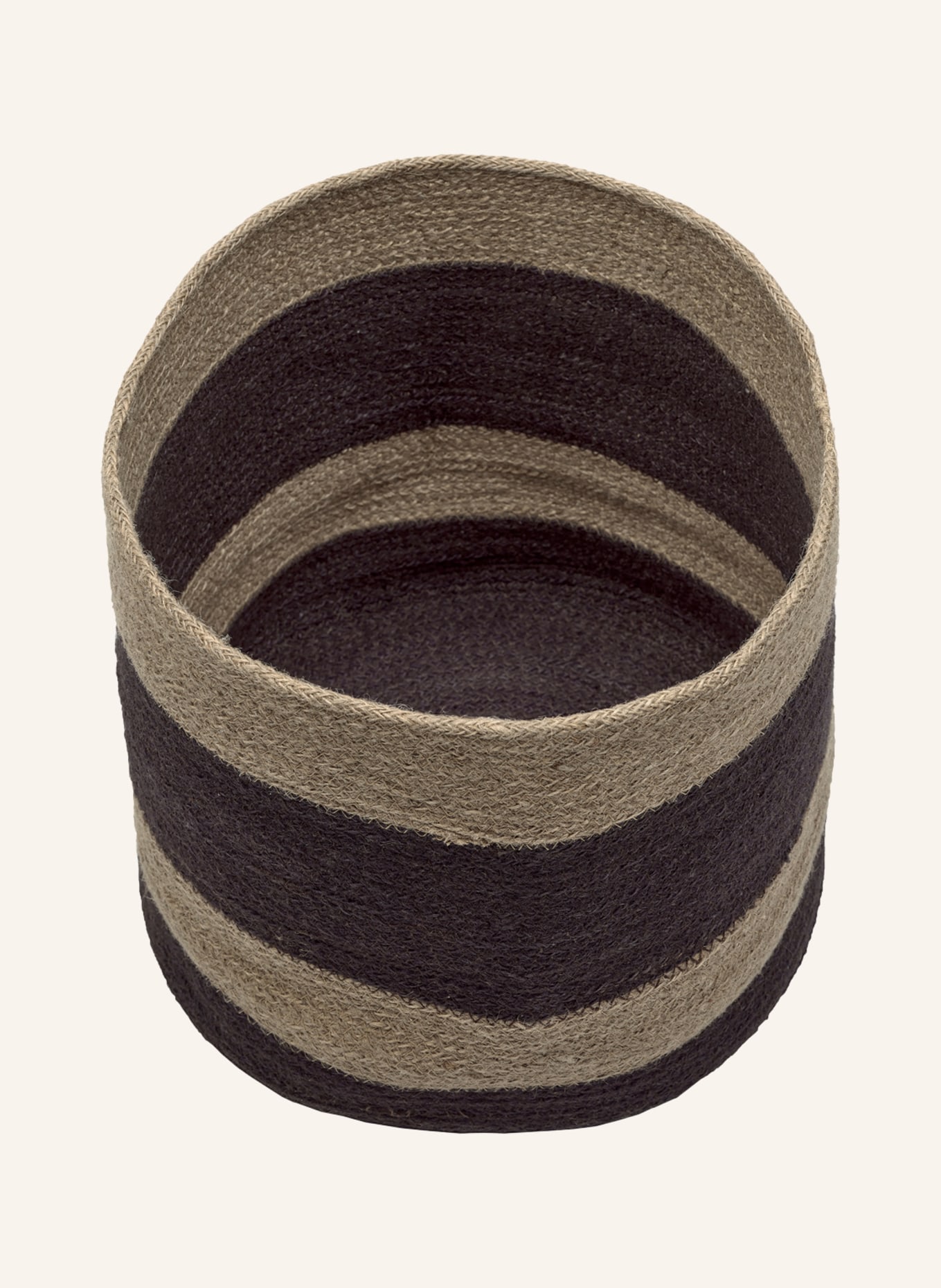 marimekko Basket RAITA: BLACK / BEIGE