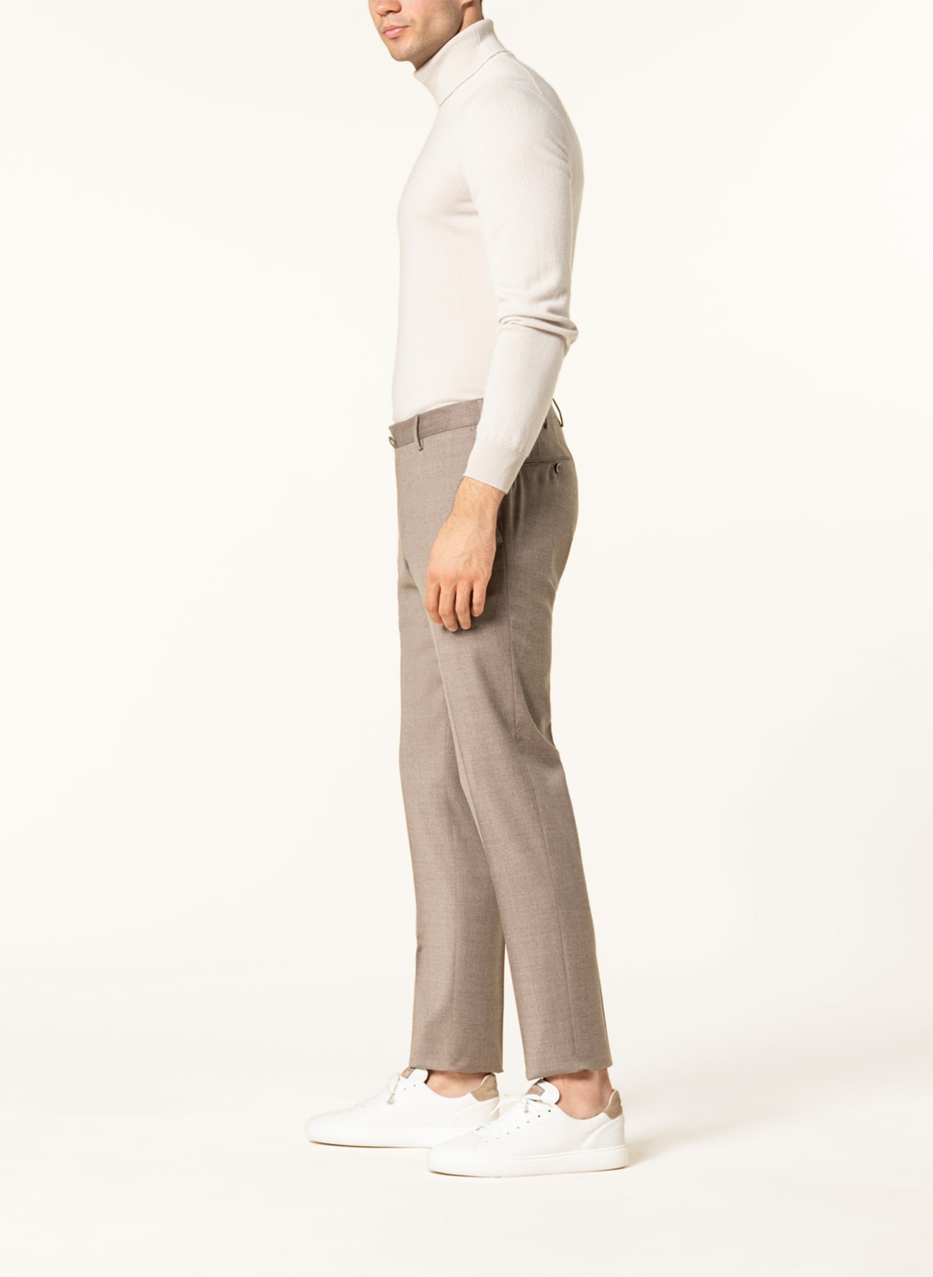 PT TORINO Trousers slim fit, Color: BEIGE (Image 4)