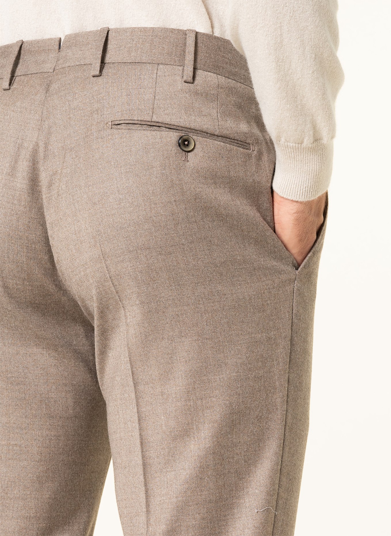 PT TORINO Trousers slim fit, Color: BEIGE (Image 5)