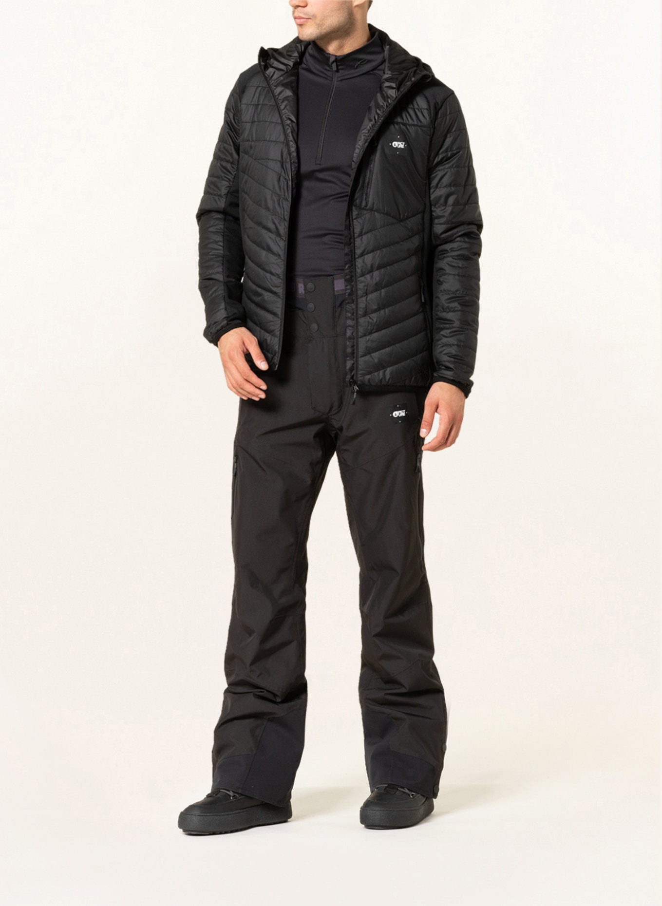 PICTURE Hybrid quilted jacket TAKASHIMA, Color: BLACK (Image 2)