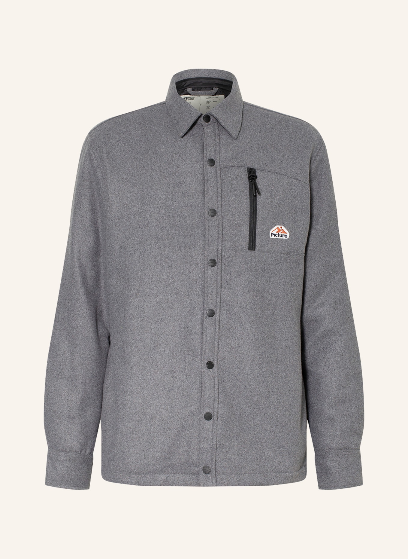 PICTURE Overshirt COLTONE, Color: GRAY (Image 1)