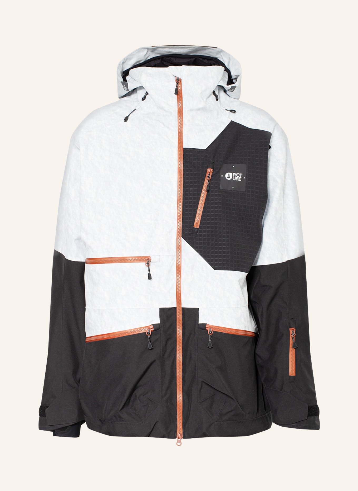 PICTURE Ski jacket STONE, Color: BLACK/ LIGHT GRAY (Image 1)