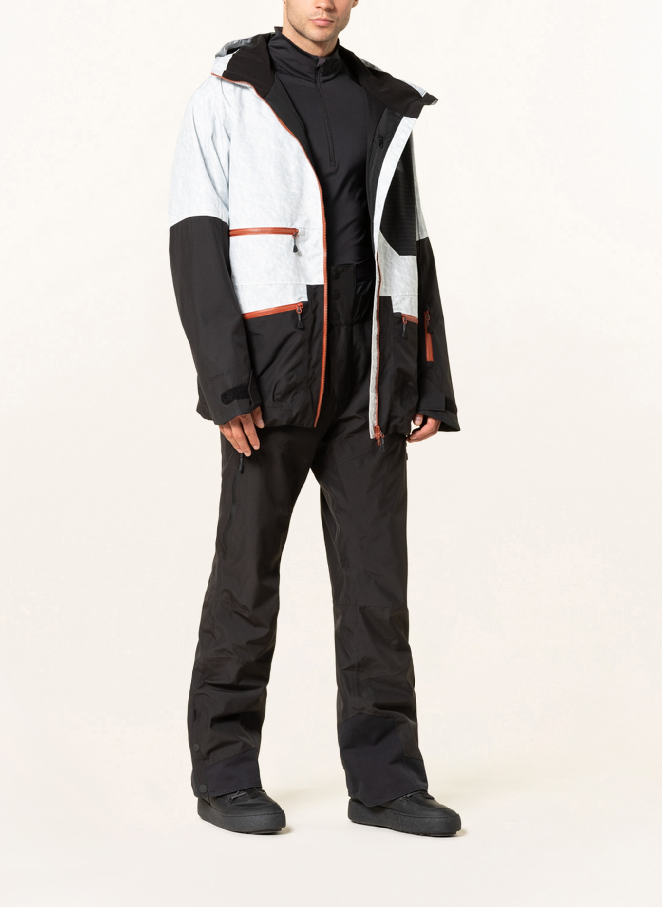PICTURE Ski jacket STONE, Color: BLACK/ LIGHT GRAY (Image 2)
