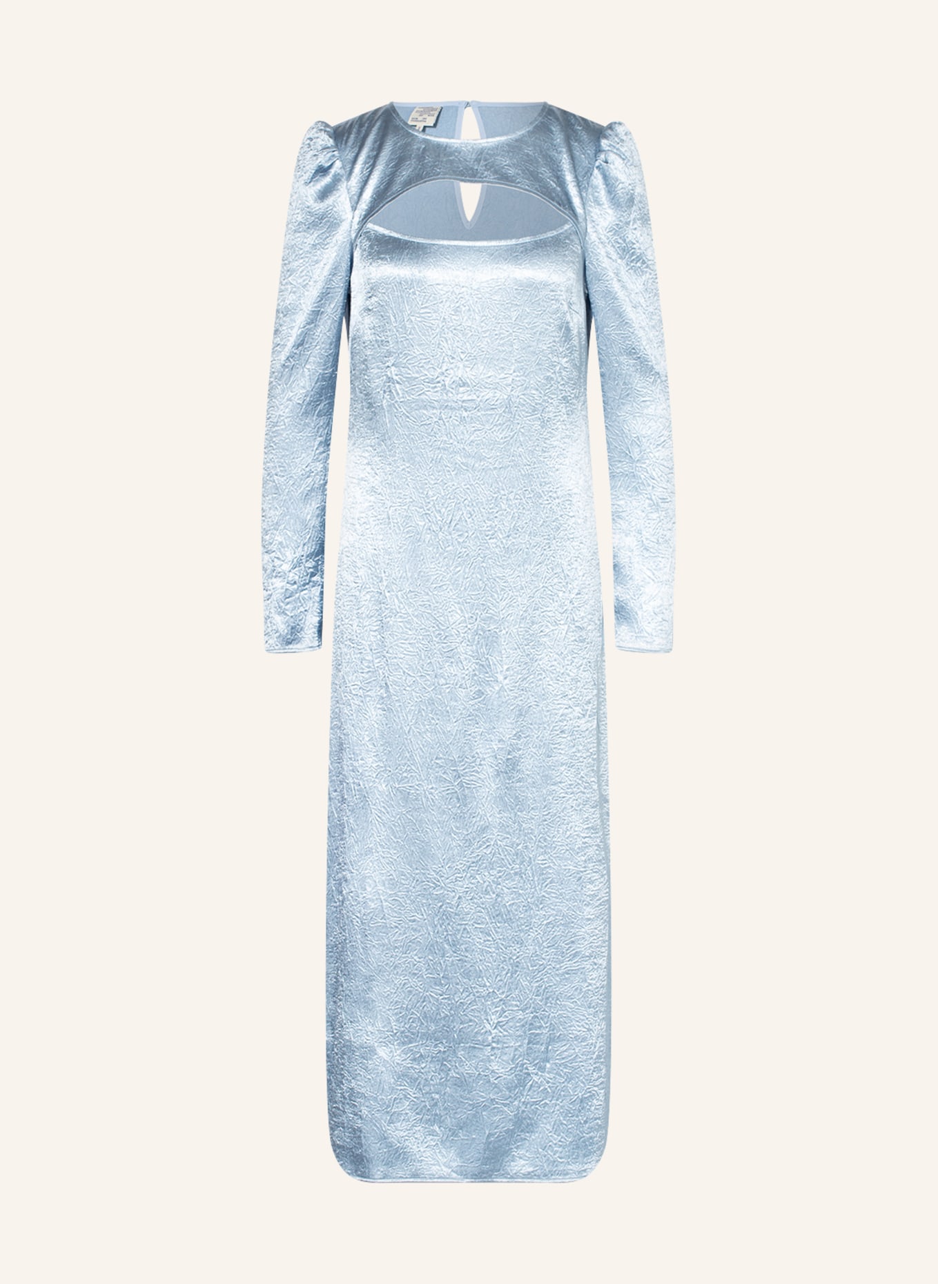 BAUM UND PFERDGARTEN Dress ANETO with cut-out, Color: LIGHT BLUE (Image 1)