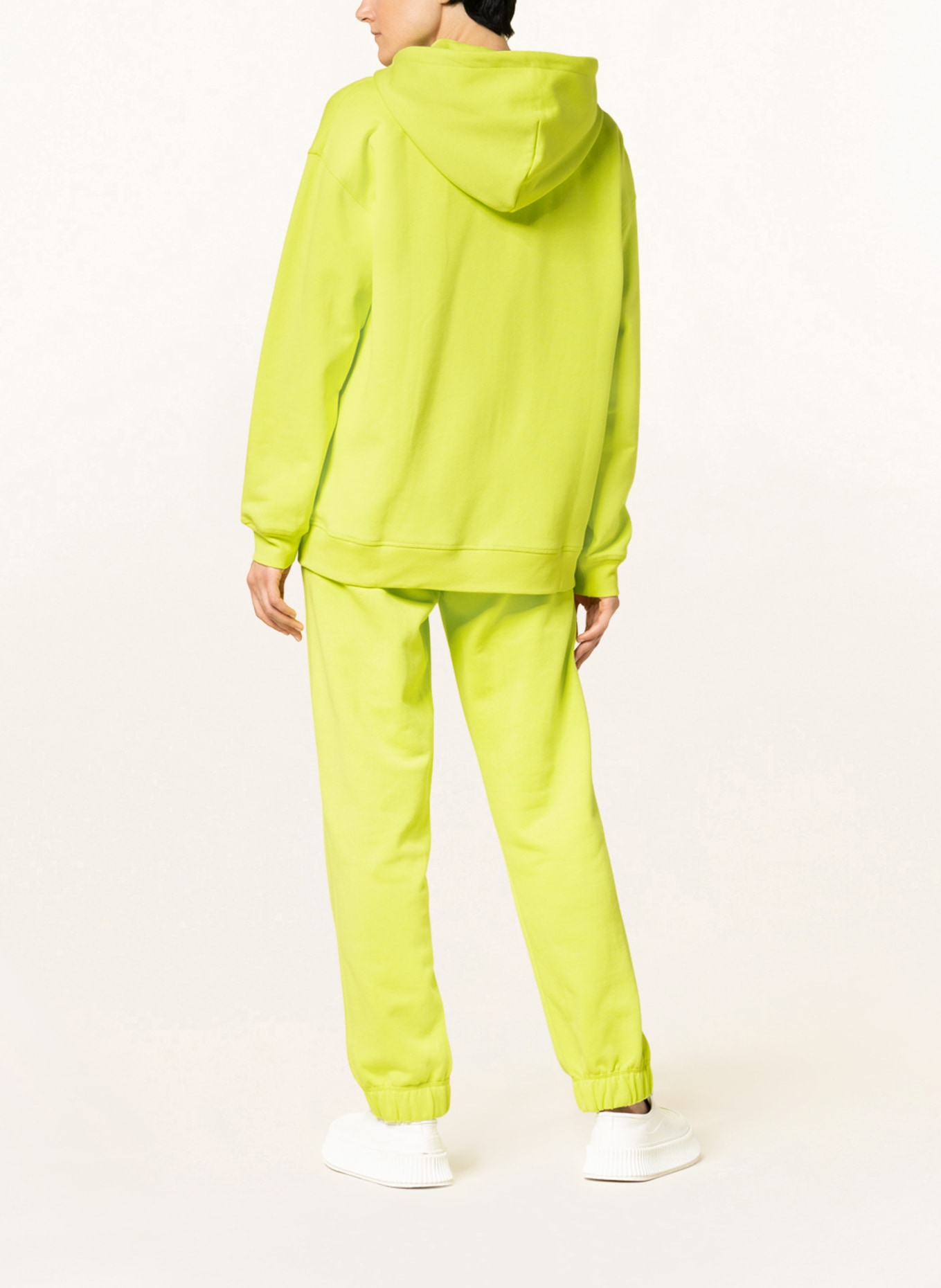 GANNI Sweat jacket, Color: NEON GREEN (Image 3)