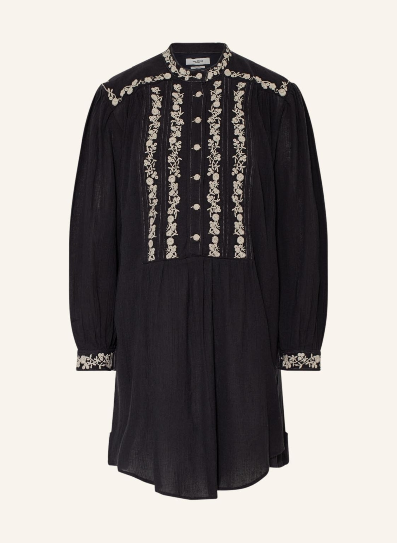 MARANT ÉTOILE Dress GENA, Color: BLACK/ CREAM (Image 1)