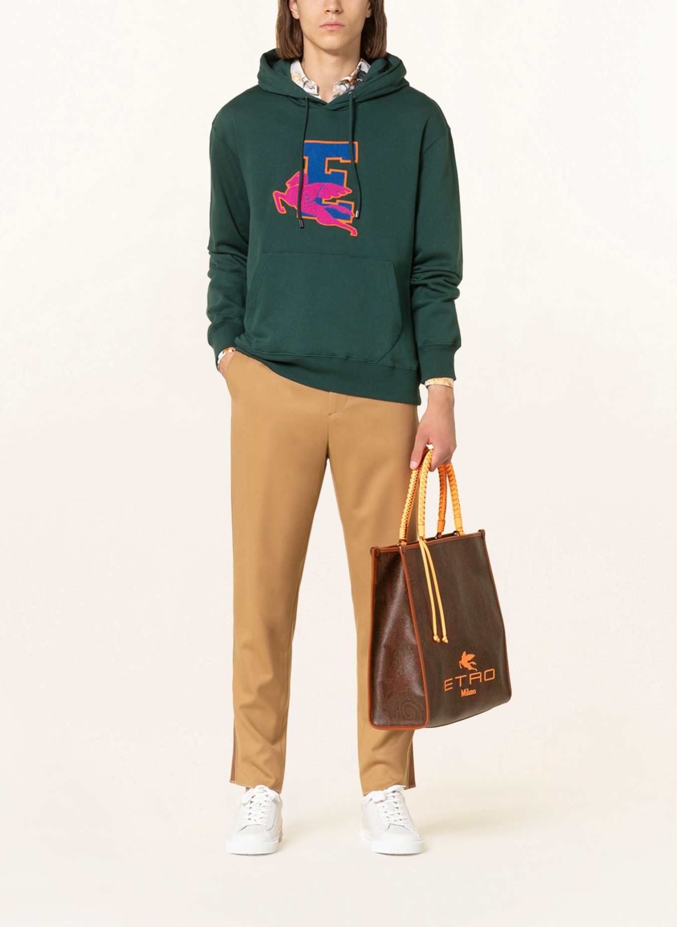ETRO Spodnie w stylu dresowym extra slim fit , Kolor: CAMELOWY (Obrazek 2)