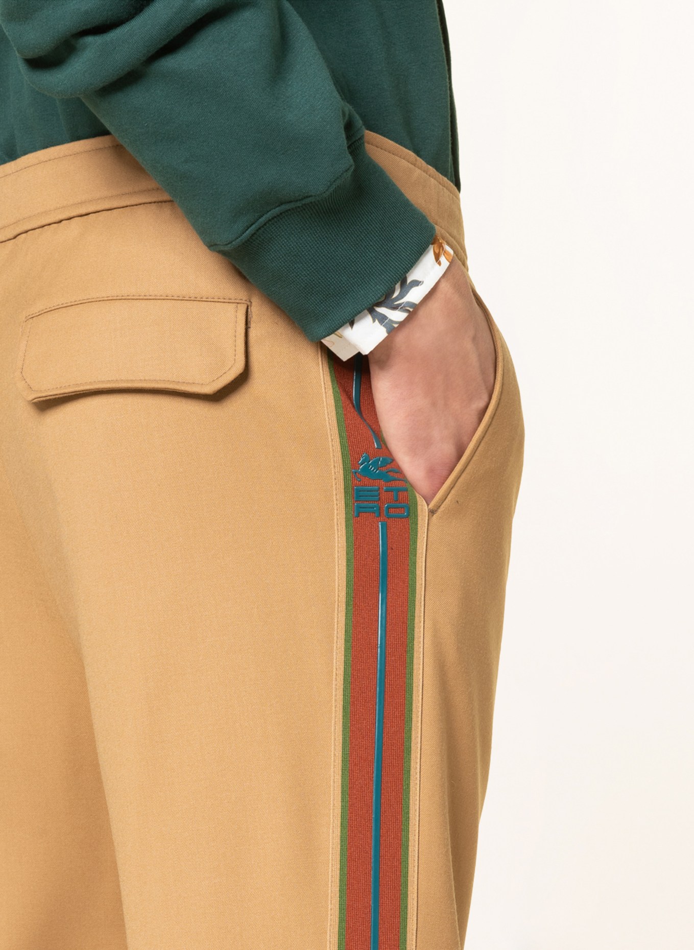 ETRO Spodnie w stylu dresowym extra slim fit , Kolor: CAMELOWY (Obrazek 5)