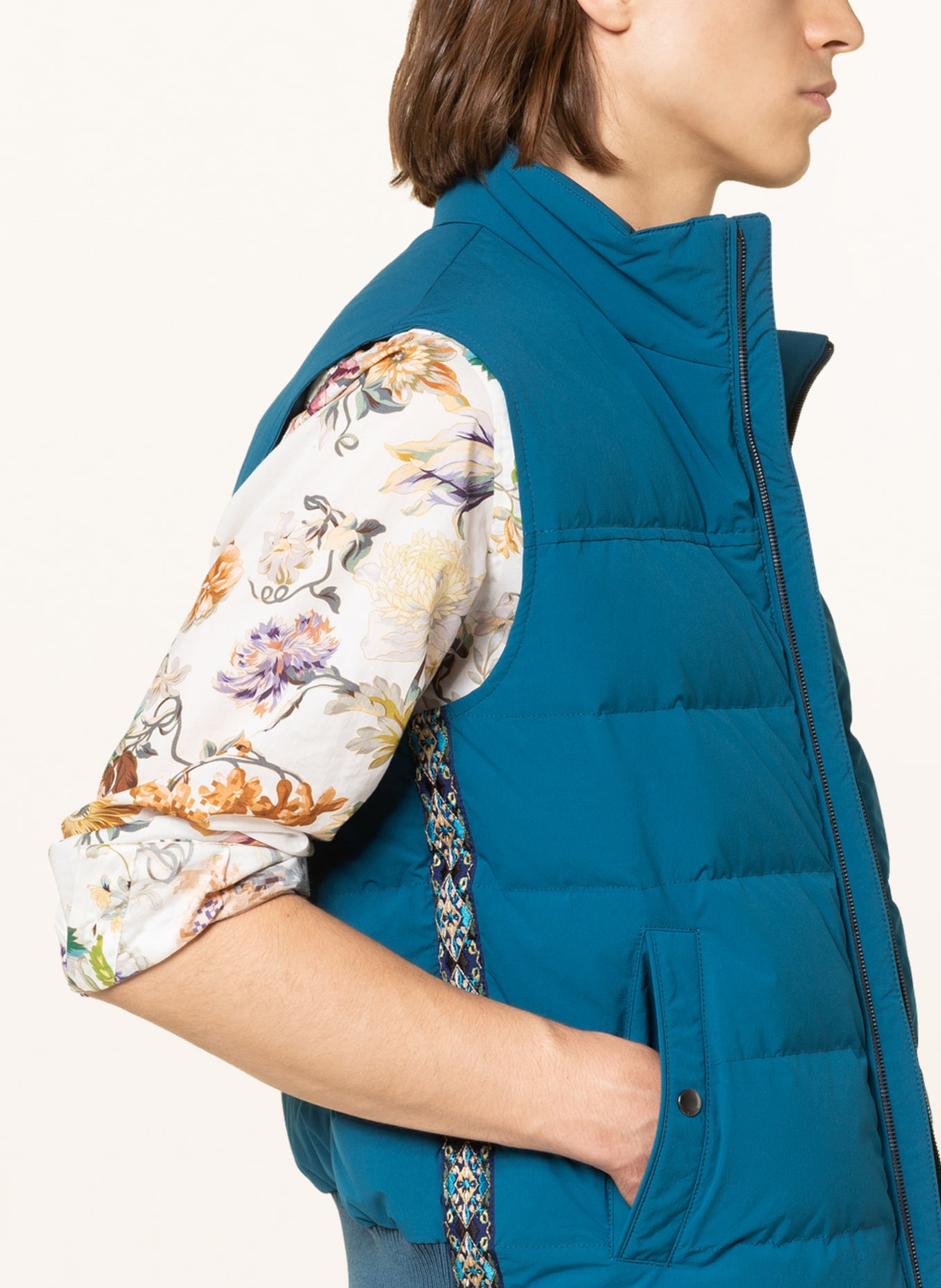 ETRO Down vest , Color: TEAL (Image 4)