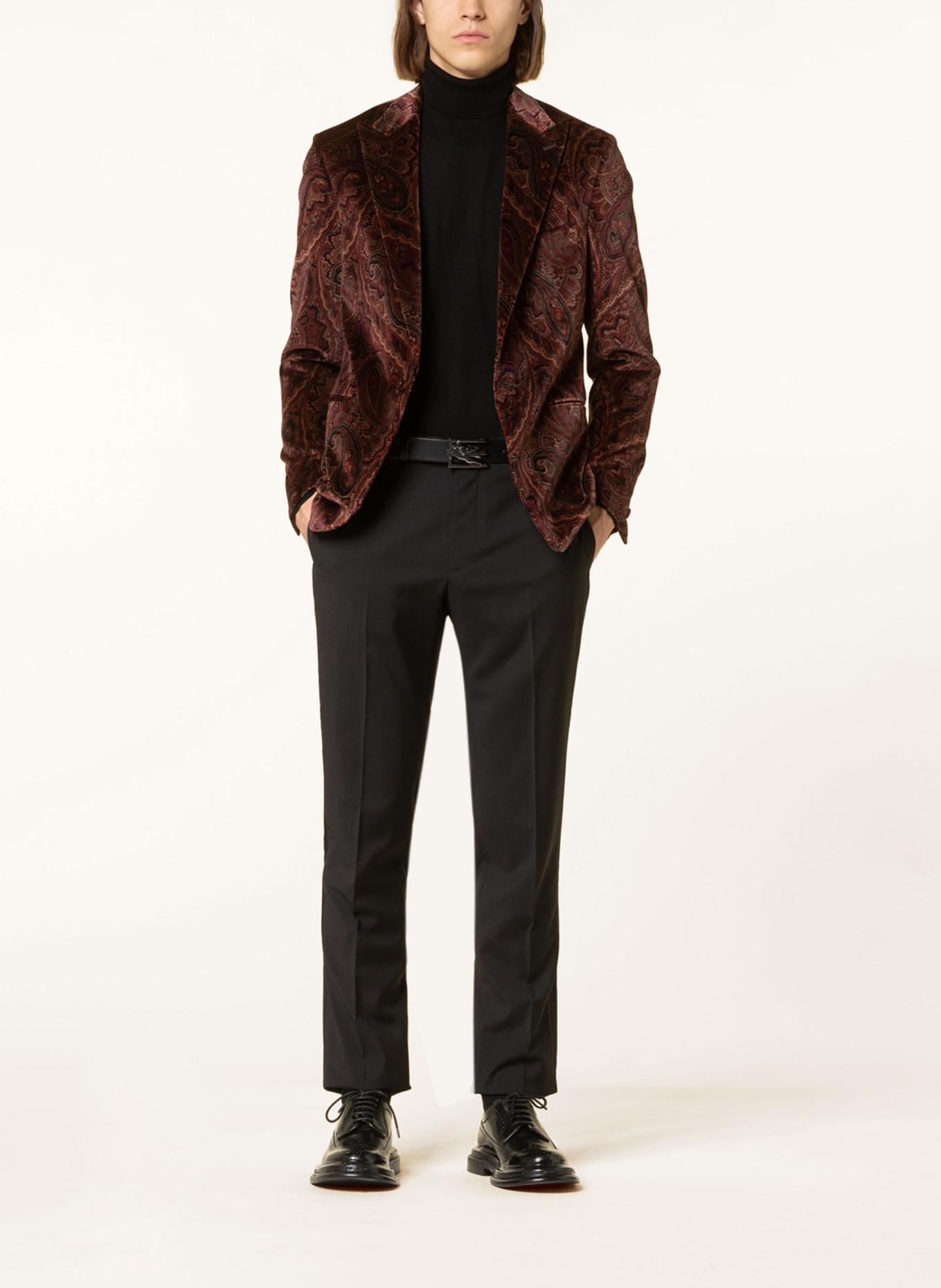 ETRO Suit trousers extra slim fit , Color: BLACK (Image 2)