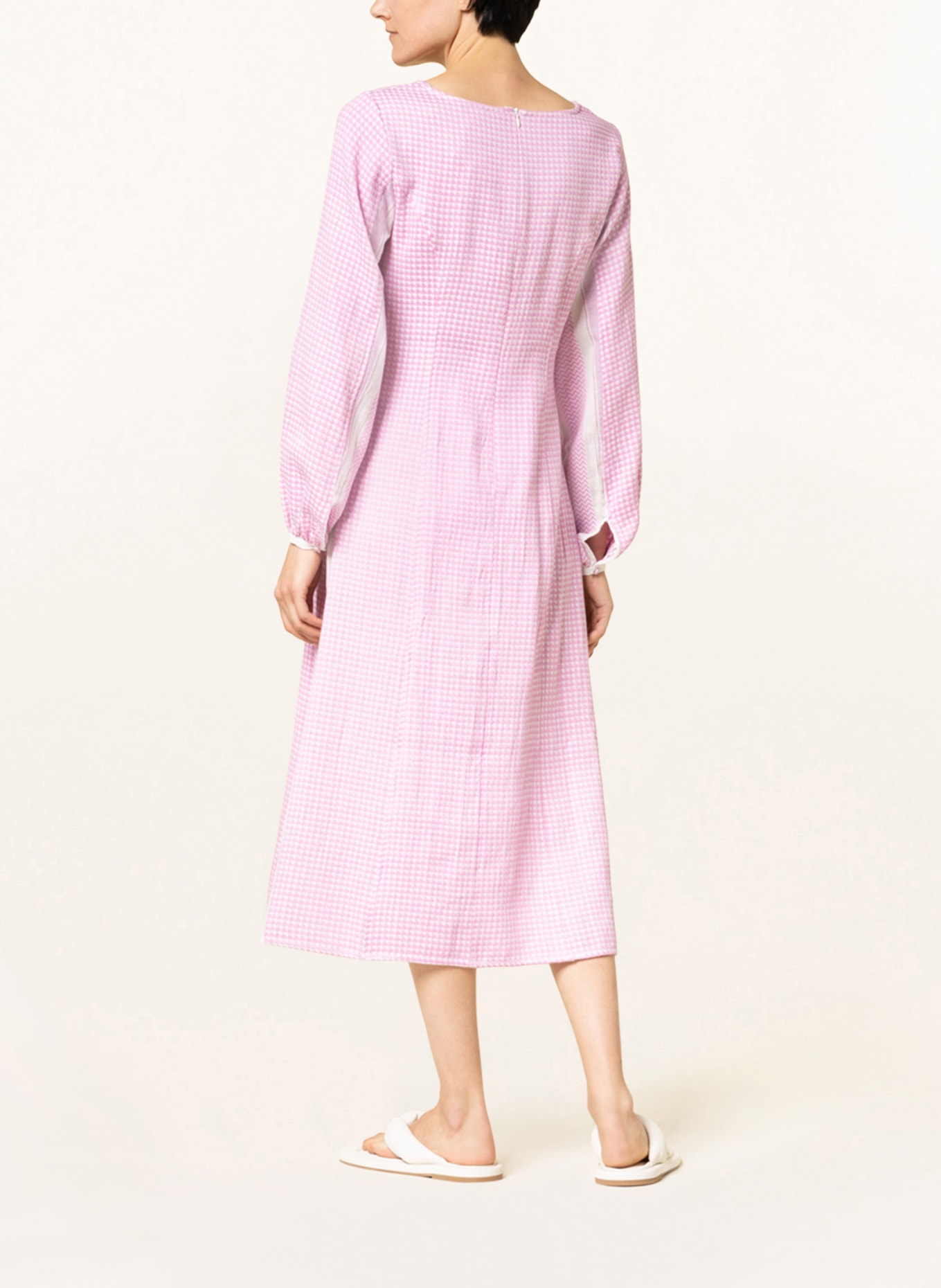 SUMMERY COPENHAGEN Kleid FREYA, Farbe: WEISS/ ROSA (Bild 3)